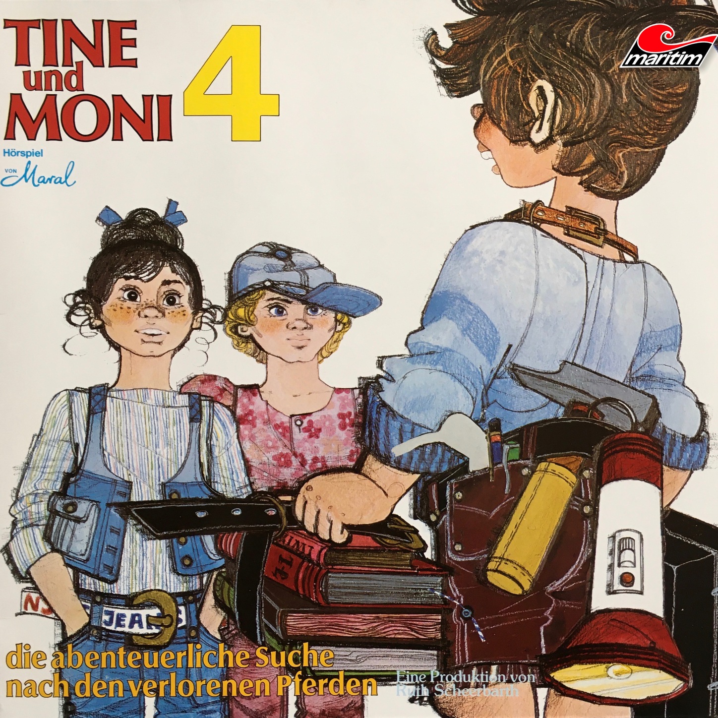Обложка книги «Tine und Moni, Folge 4: Die abenteuerliche Suche nach den verlorenen Pferden»