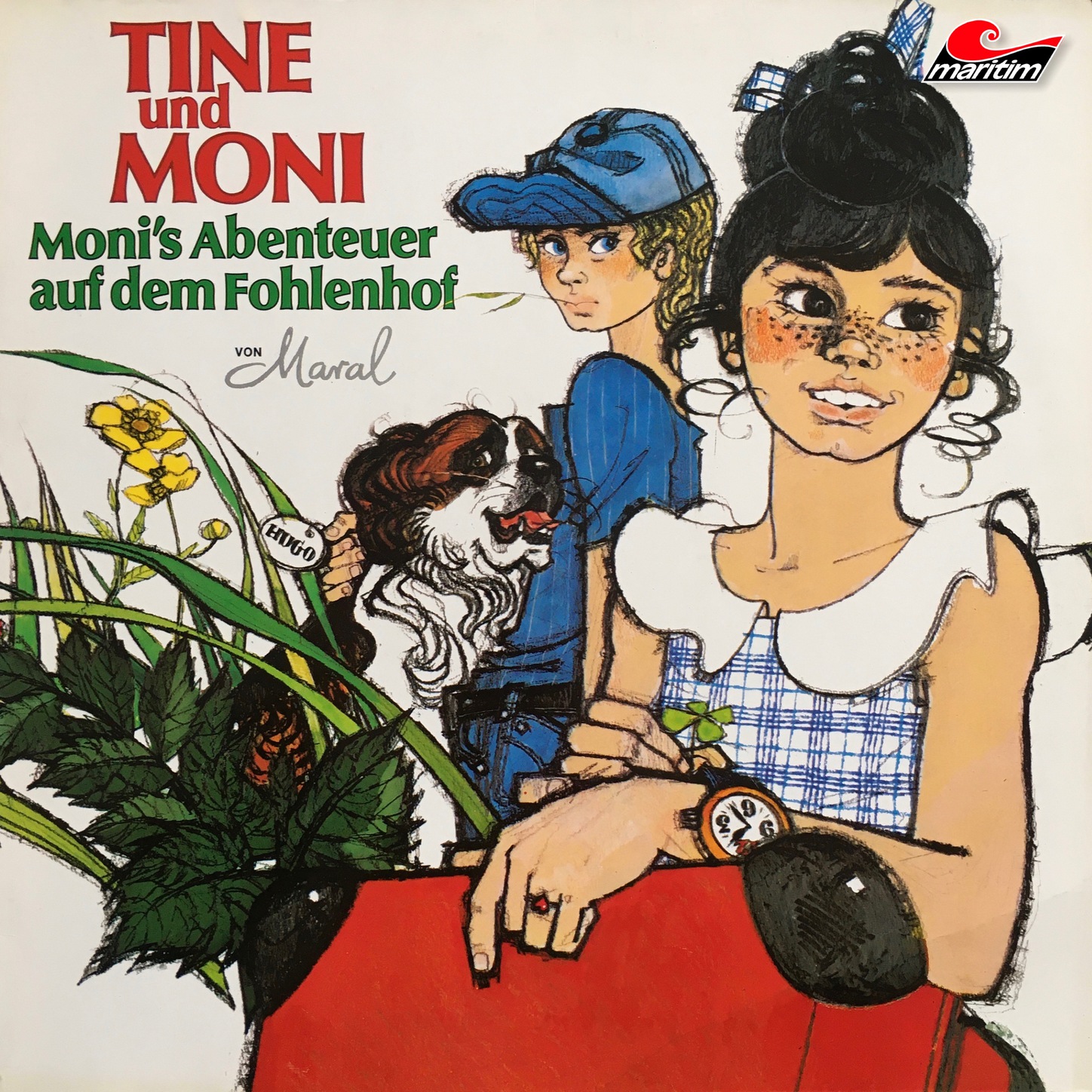 Обложка книги «Tine und Moni, Folge 1: Moni's Abenteuer auf dem Fohlenhof»