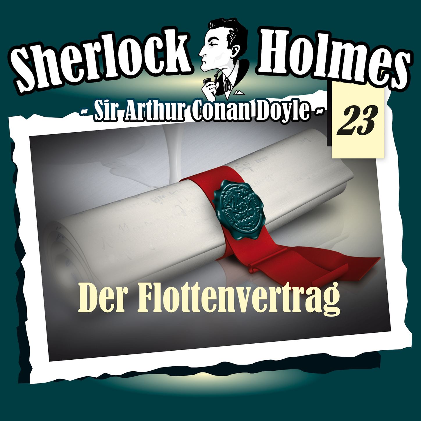 Обложка книги «Sherlock Holmes, Die Originale, Fall 23: Der Flottenvertrag»