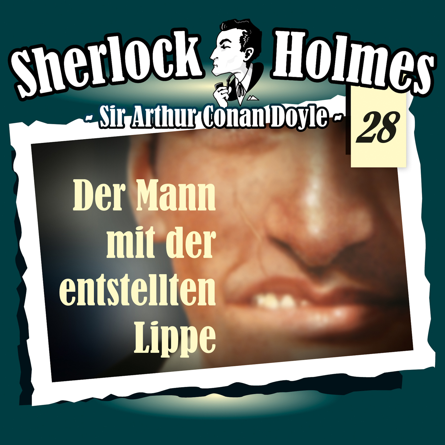 Обложка книги «Sherlock Holmes, Die Originale, Fall 28: Der Mann mit der entstellten Lippe»