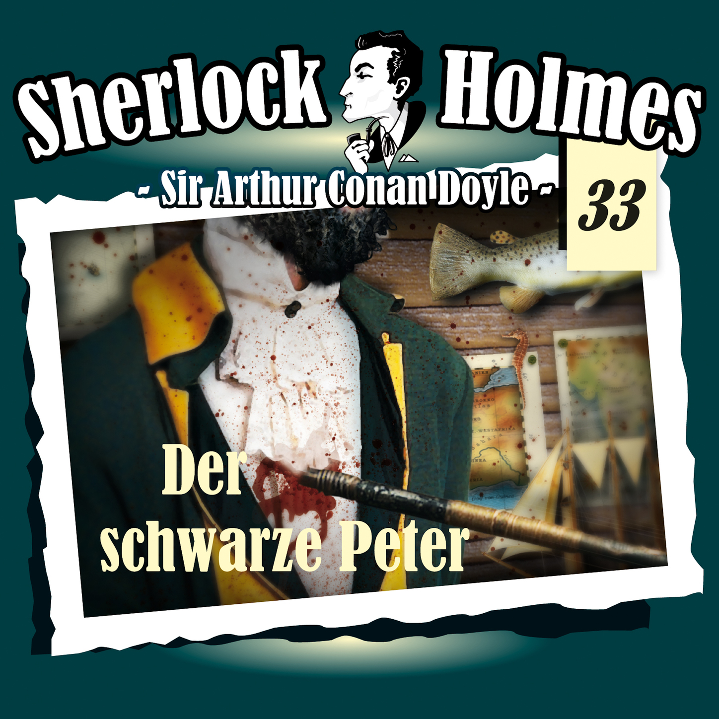 Обложка книги «Sherlock Holmes, Die Originale, Fall 33: Der schwarze Peter»