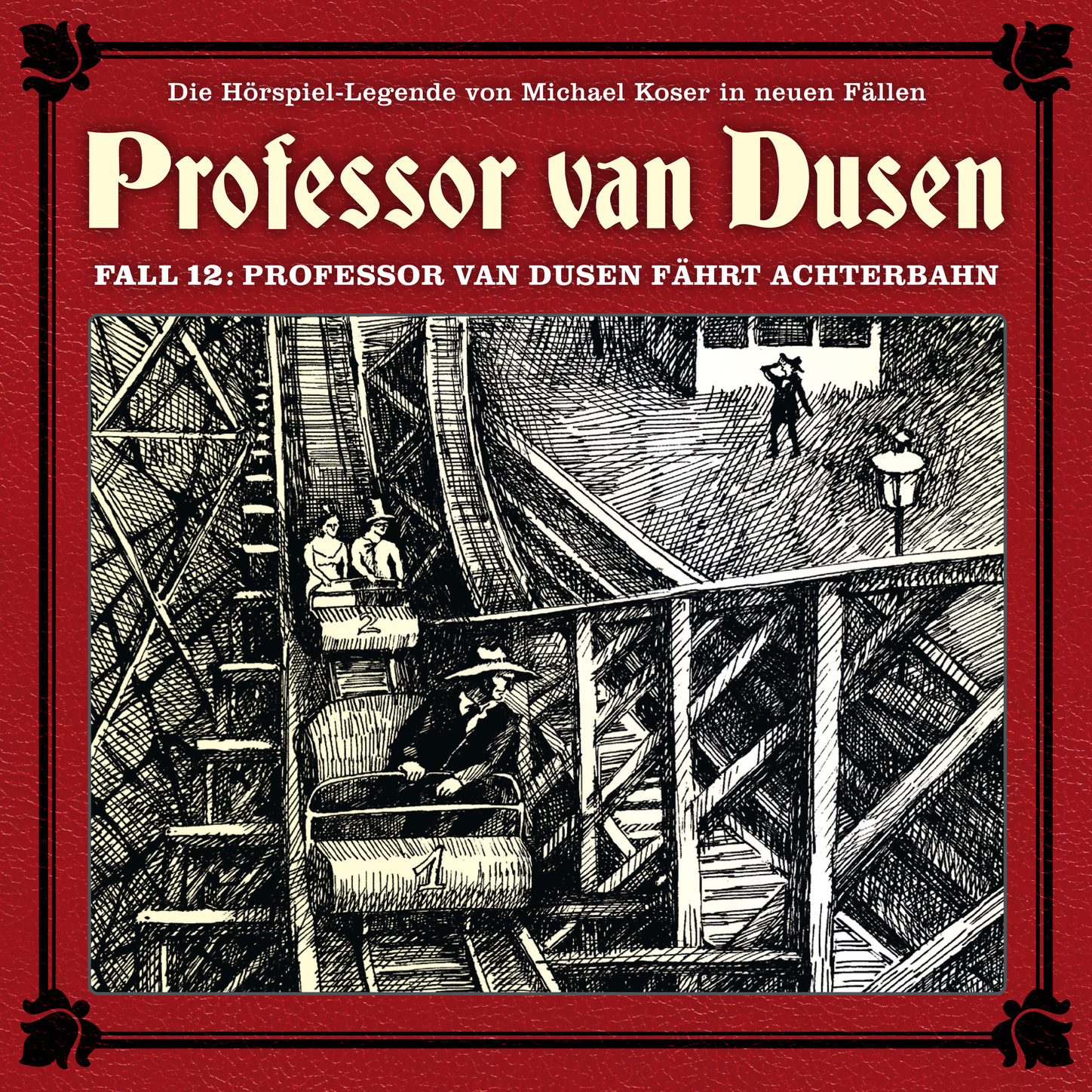 Обложка книги «Professor van Dusen, Die neuen Fälle, Fall 12: Professor van Dusen fährt Achterbahn»