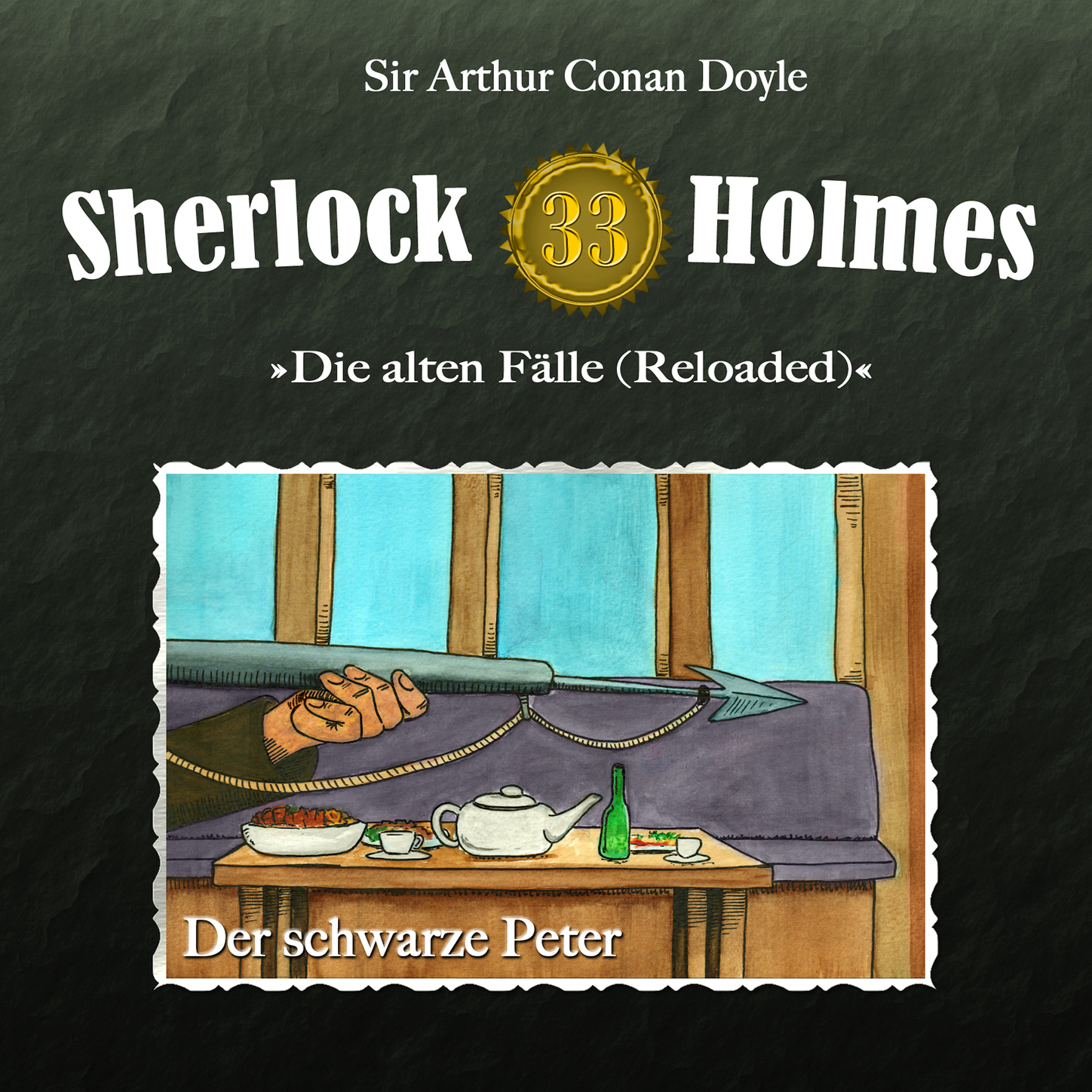 Обложка книги «Sherlock Holmes, Die alten Fälle (Reloaded), Fall 33: Der schwarze Peter»