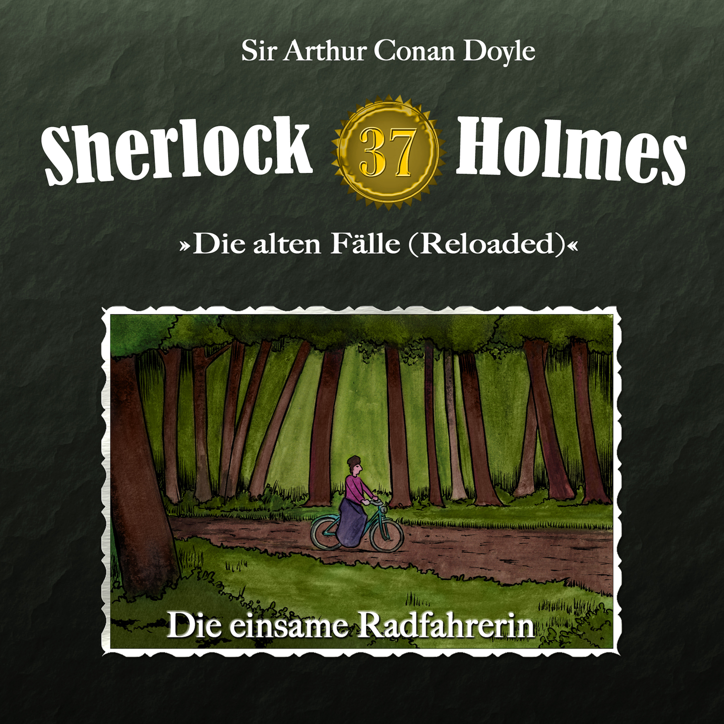 Обложка книги «Sherlock Holmes, Die alten Fälle (Reloaded), Fall 37: Die einsame Radfahrerin»