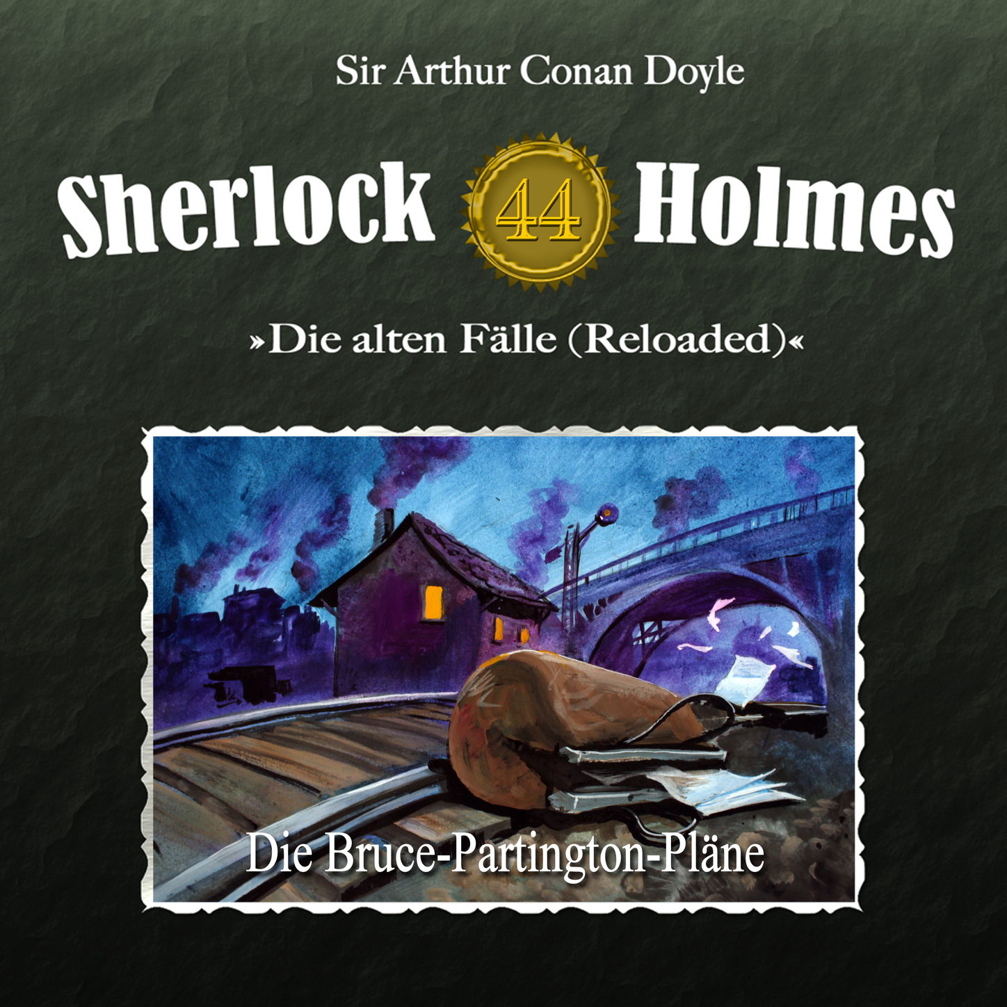 Обложка книги «Sherlock Holmes, Die alten Fälle (Reloaded), Fall 44: Die Bruce-Partington-Pläne»