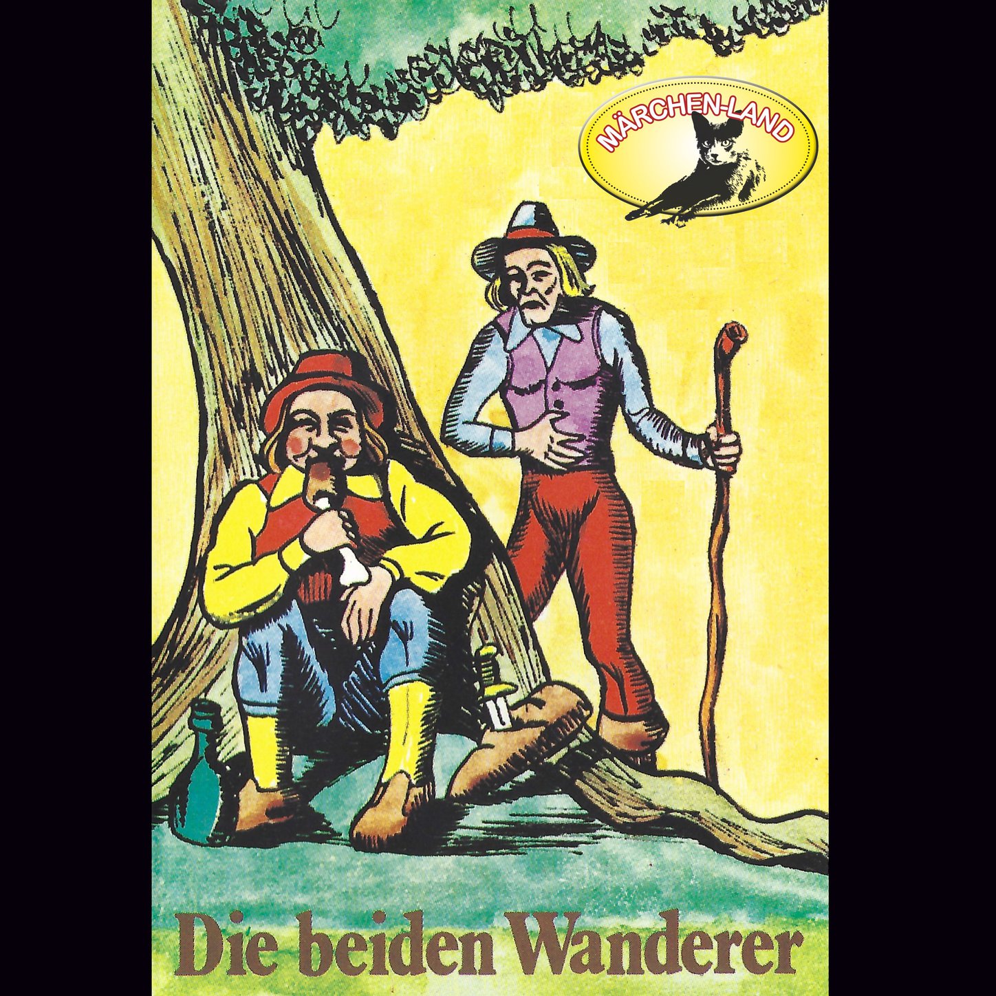 Обложка книги «Gebrüder Grimm, Die beiden Wanderer / Der Geist im Glase»
