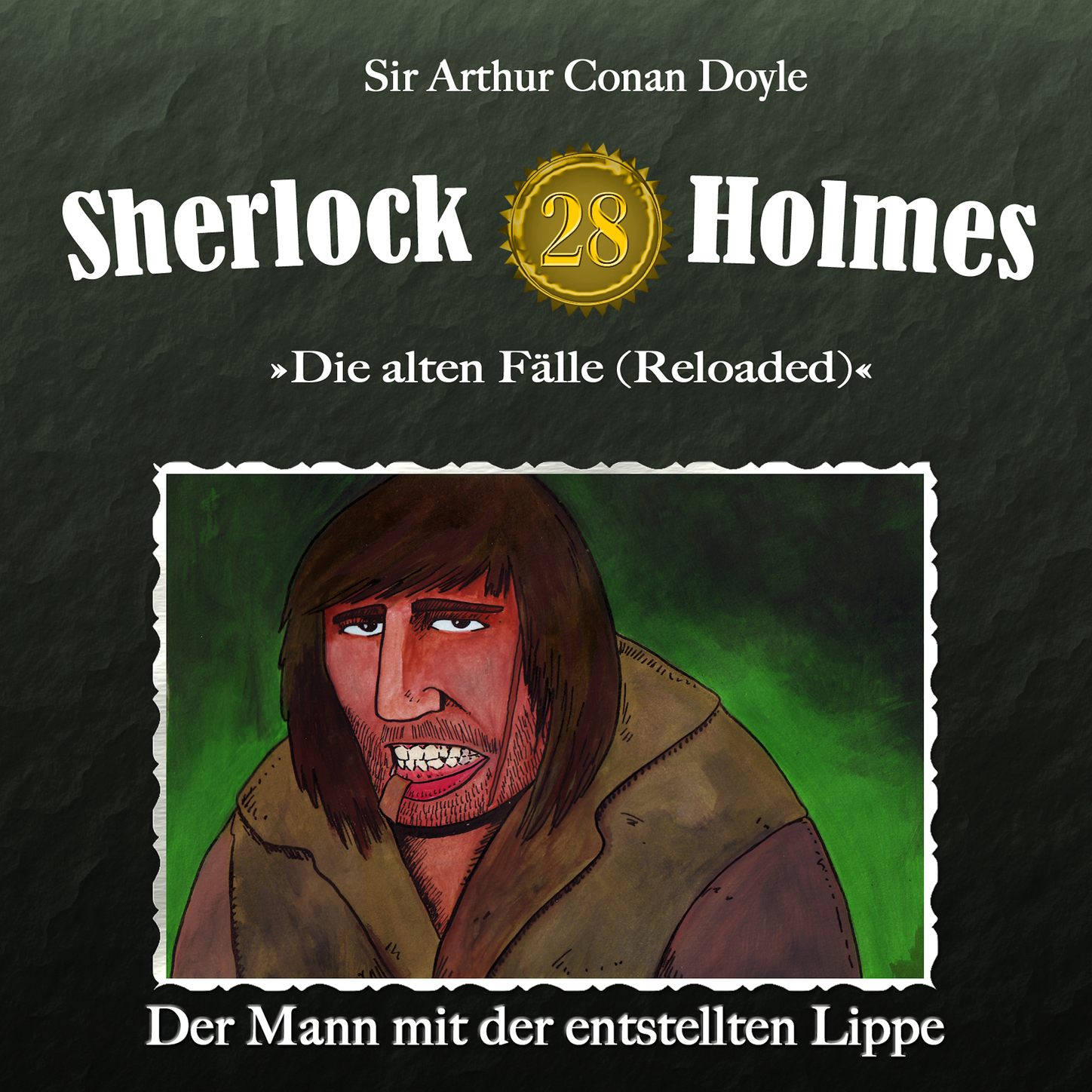 Обложка книги «Sherlock Holmes, Die alten Fälle (Reloaded), Fall 28: Der Mann mit der entstellten Lippe»