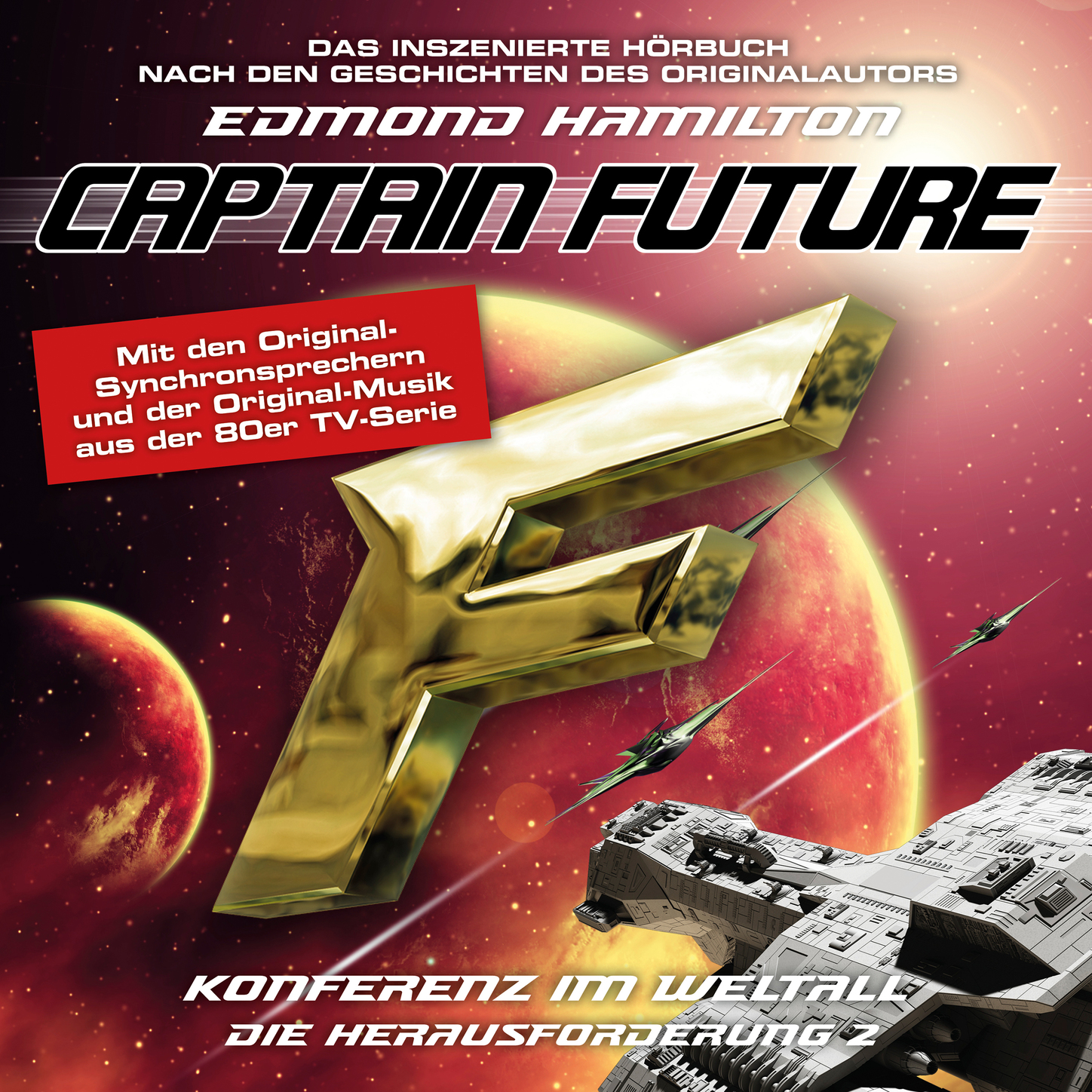 Обложка книги «Captain Future, Die Herausforderung, Folge 2: Konferenz im Weltall»