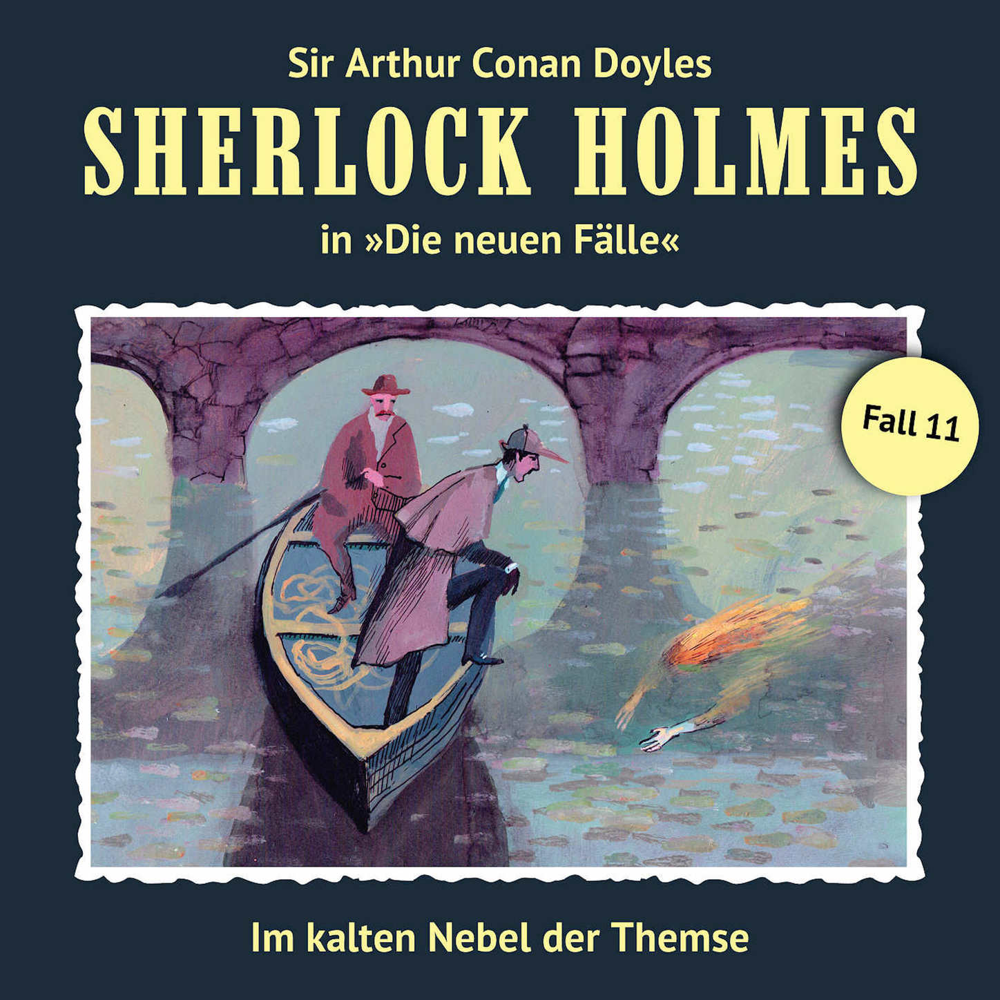 Обложка книги «Sherlock Holmes, Die neuen Fälle, Fall 11: Im kalten Nebel der Themse»
