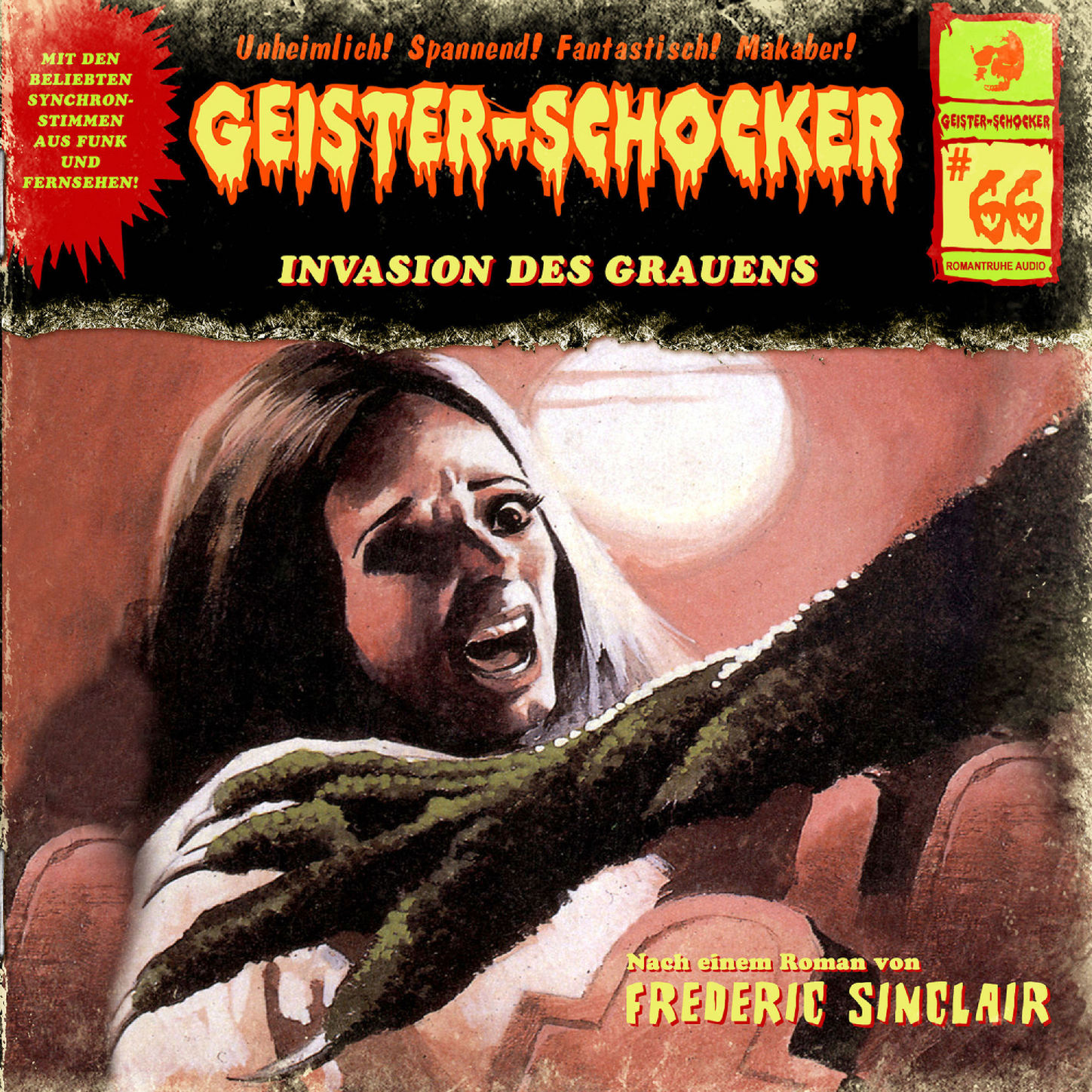 Обложка книги «Geister-Schocker, Folge 66: Invasion des Grauens»