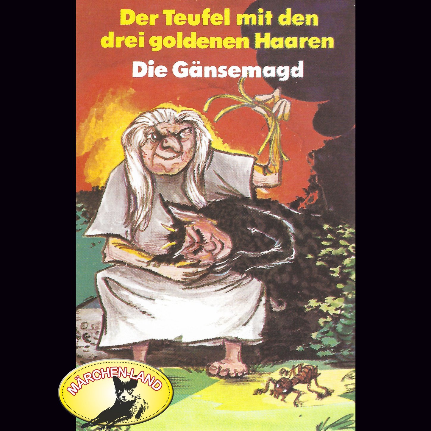 Обложка книги «Gebrüder Grimm, Der Teufel mit den drei goldenen Haaren / Die Gänsemagd»