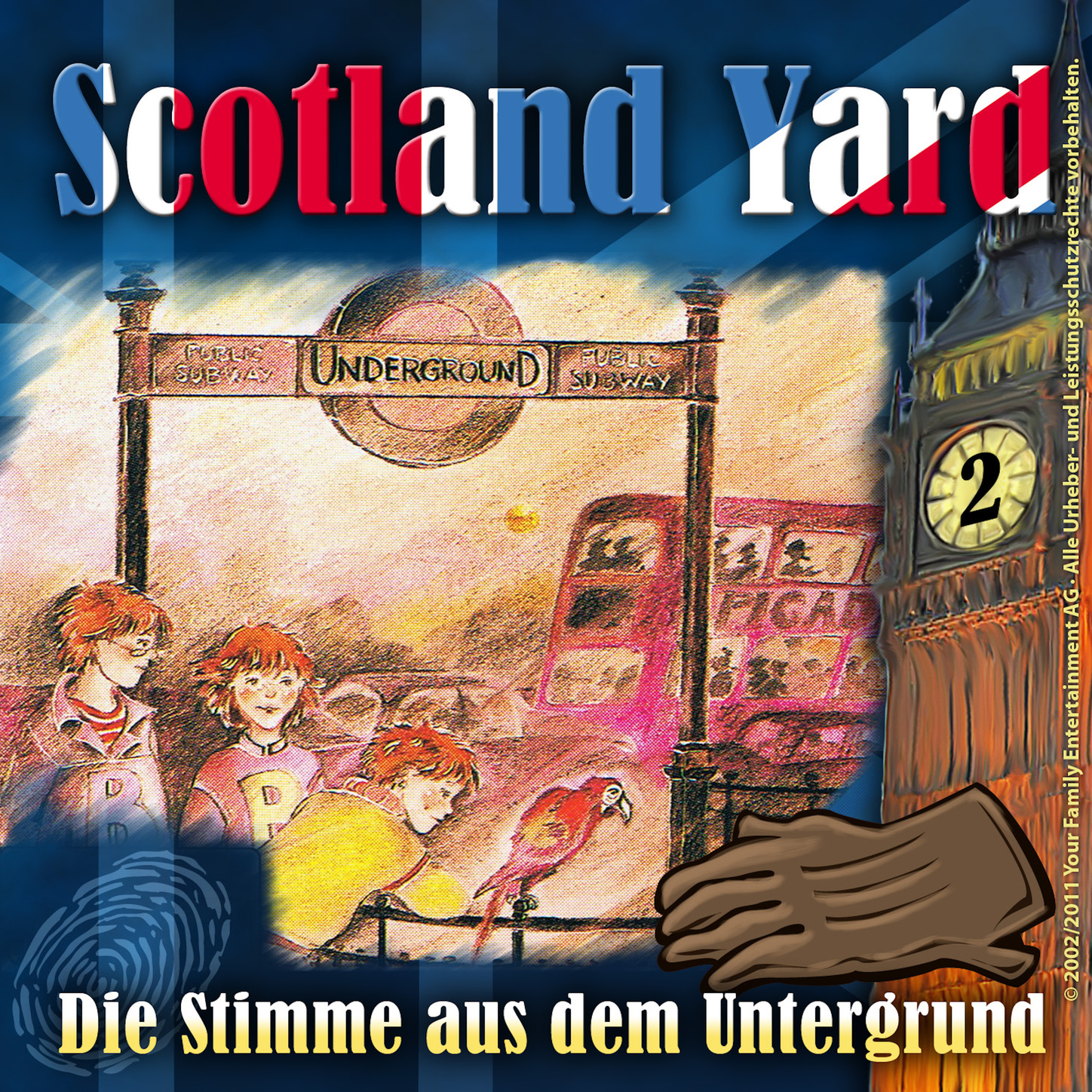 Обложка книги «Scotland Yard, Folge 2: Die Stimme aus dem Untergrund»