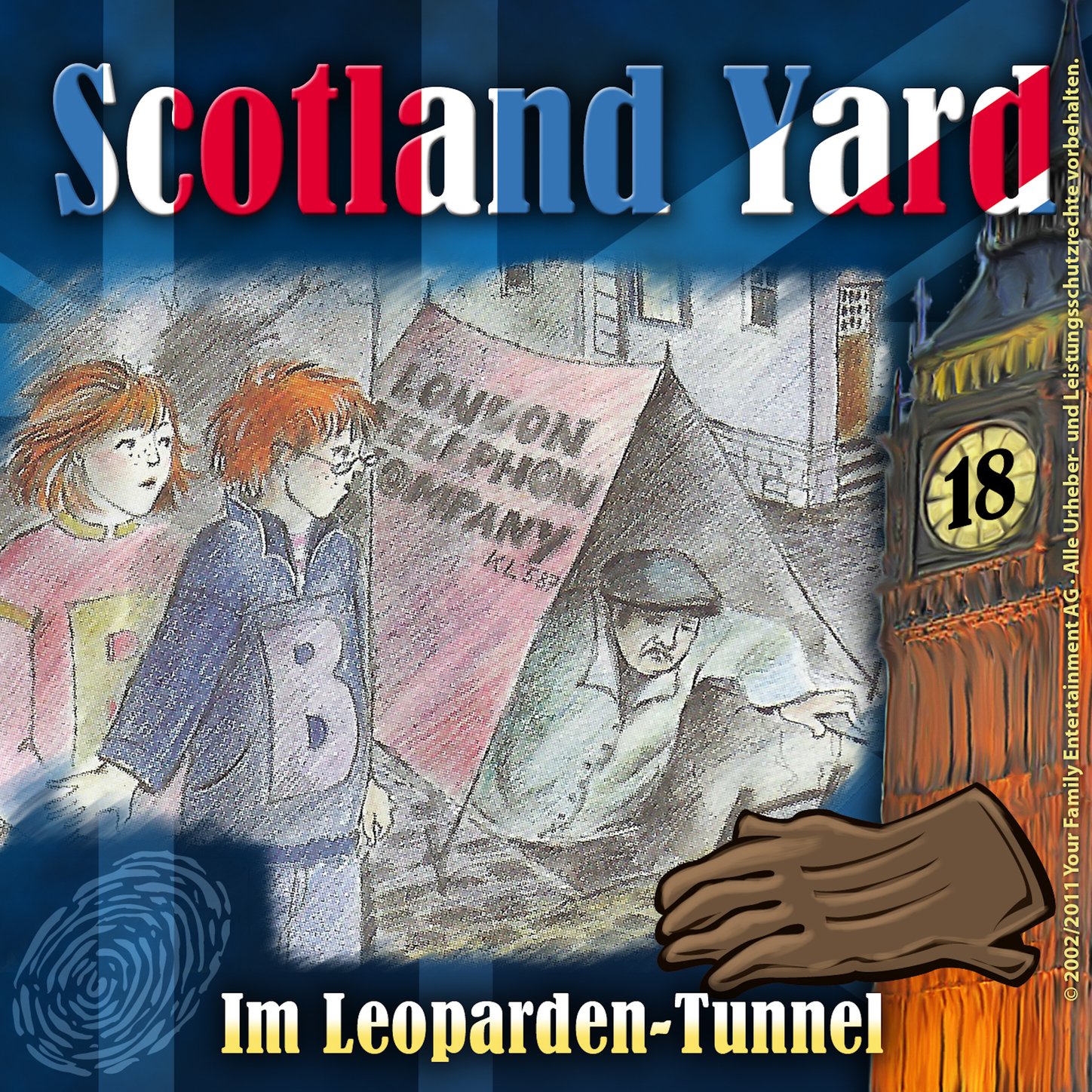 Обложка книги «Scotland Yard, Folge 18: Im Leoparden-Tunnel»