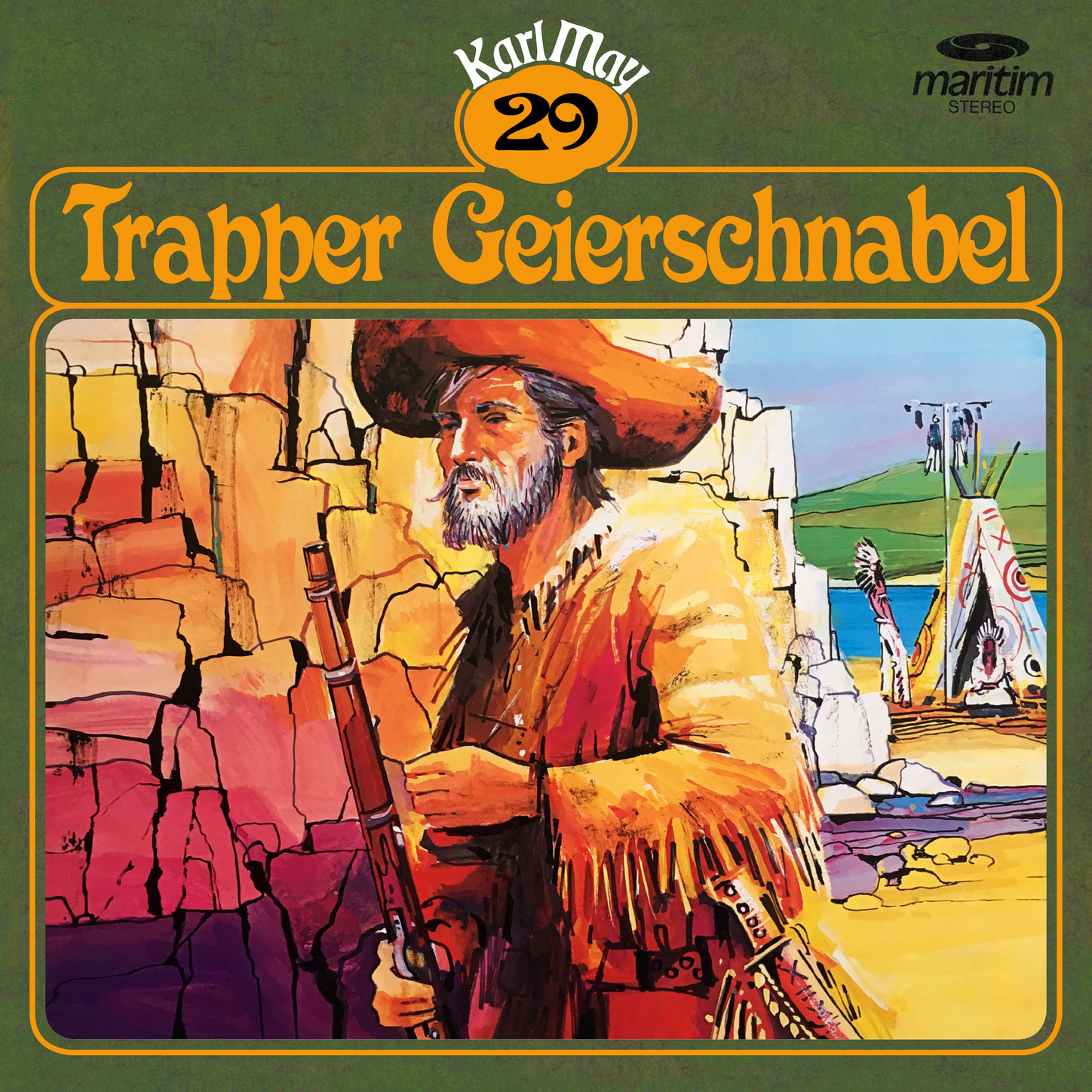 Обложка книги «Karl May, Grüne Serie, Folge 29: Trapper Geierschnabel»