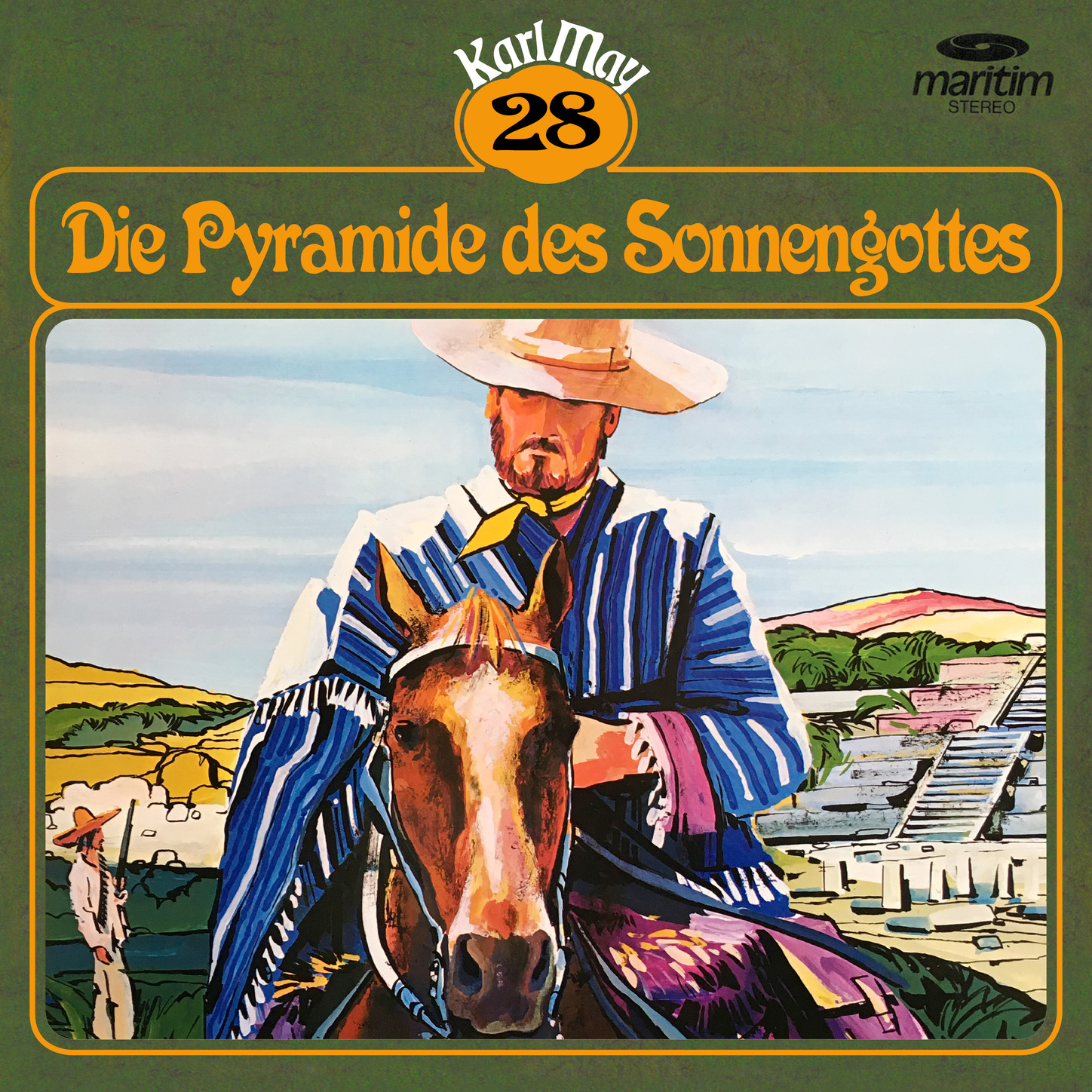 Обложка книги «Karl May, Grüne Serie, Folge 28: Die Pyramide des Sonnengottes»
