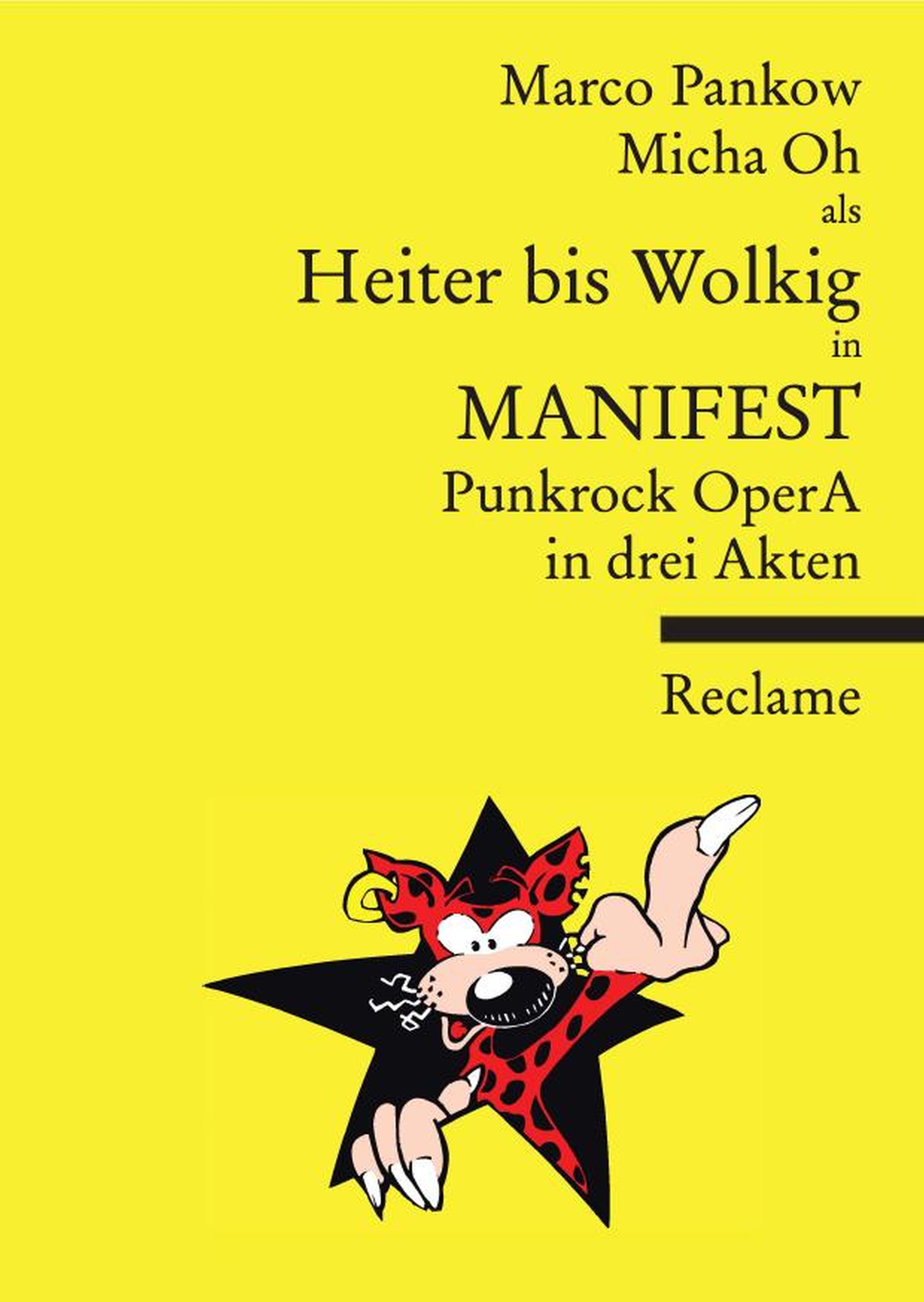 Обложка книги «MANIFEST: Punkrock OperA in drei Akten»