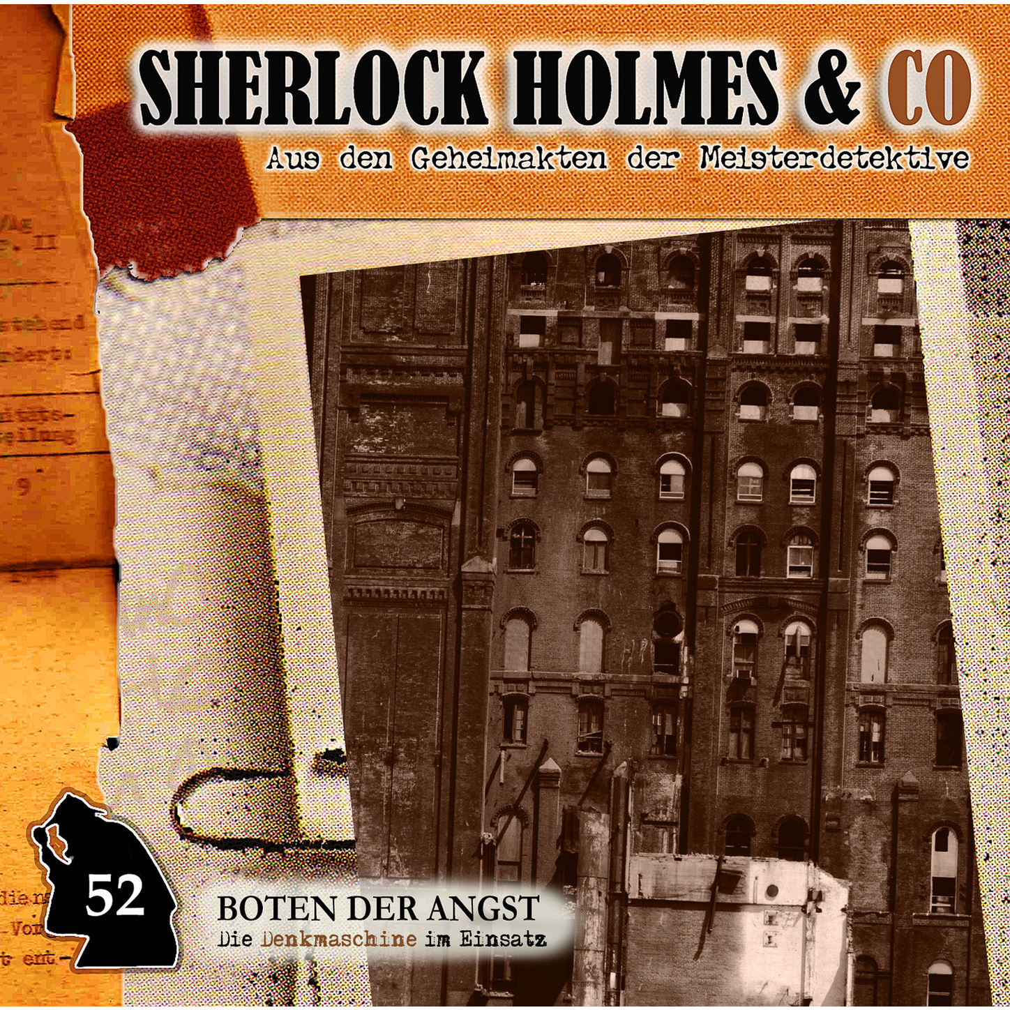 Обложка книги «Sherlock Holmes & Co, Folge 52: Boten der Angst»