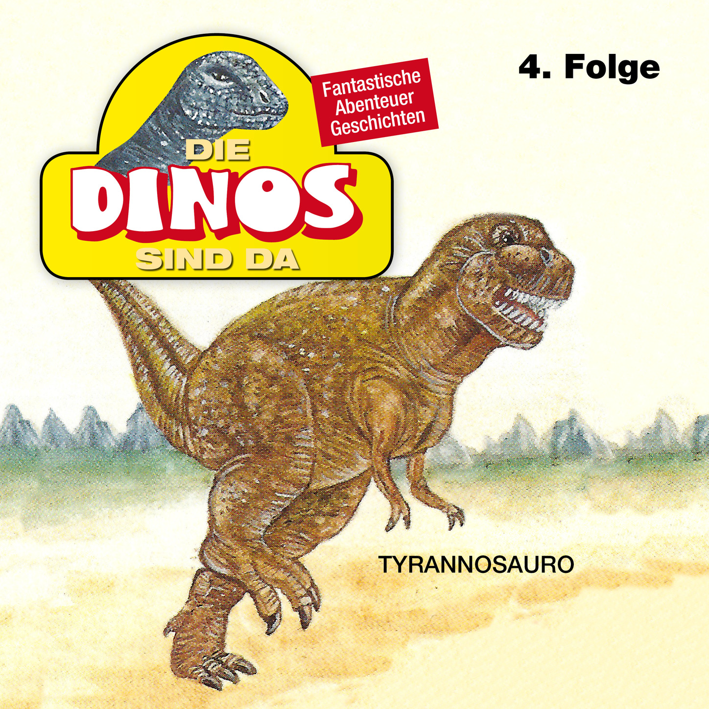 Обложка книги «Die Dinos sind da, Folge 4: Tyrannosauro»