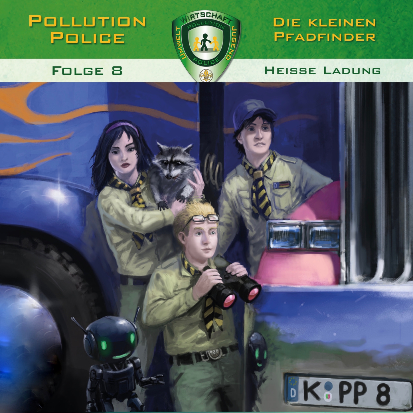 Обложка книги «Pollution Police, Folge 8: Heiße Ladung»