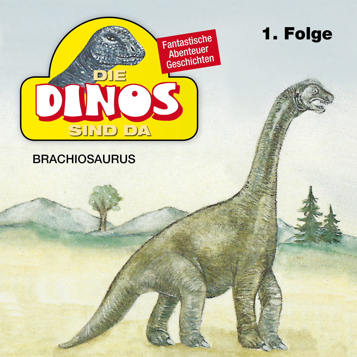 Обложка книги «Die Dinos sind da, Folge 1: Brachiosaurus»