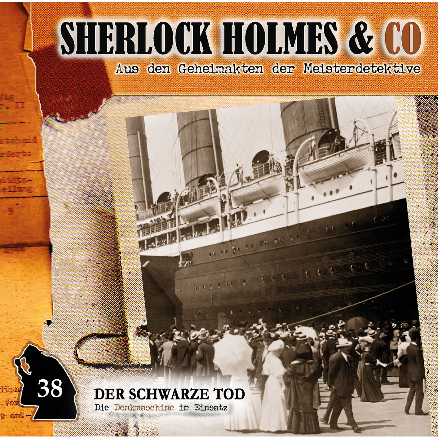 Обложка книги «Sherlock Holmes & Co, Folge 38: Der schwarze Tod»