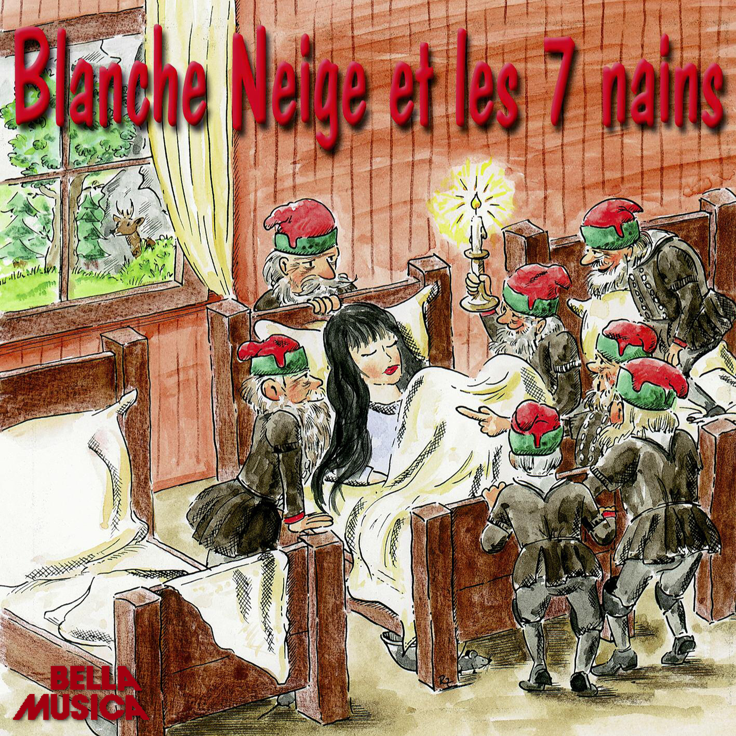 Обложка книги «Blanche Neige et les 7 Nains»
