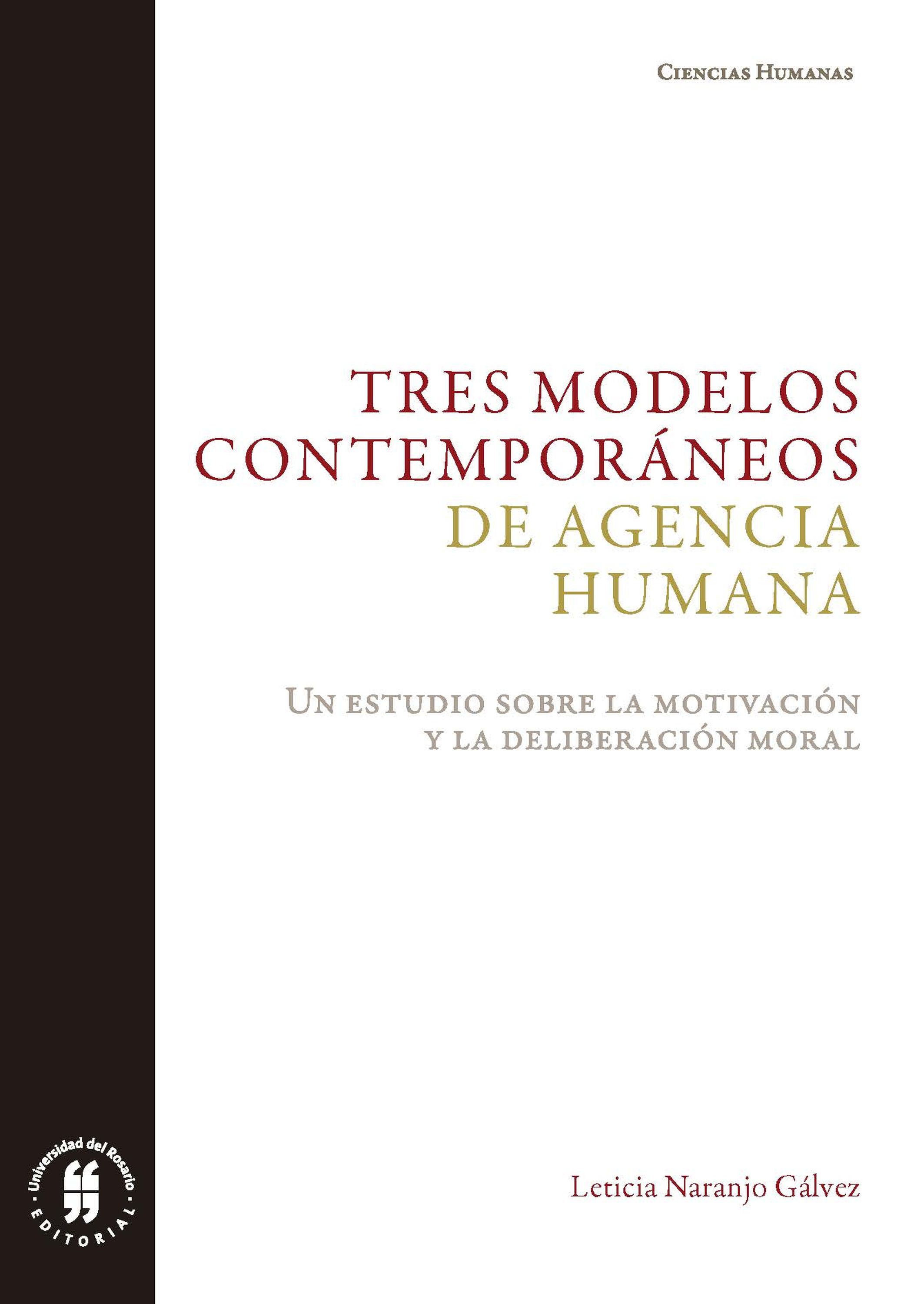 Обложка книги «Tres modelos contemporáneos de agencia humana»
