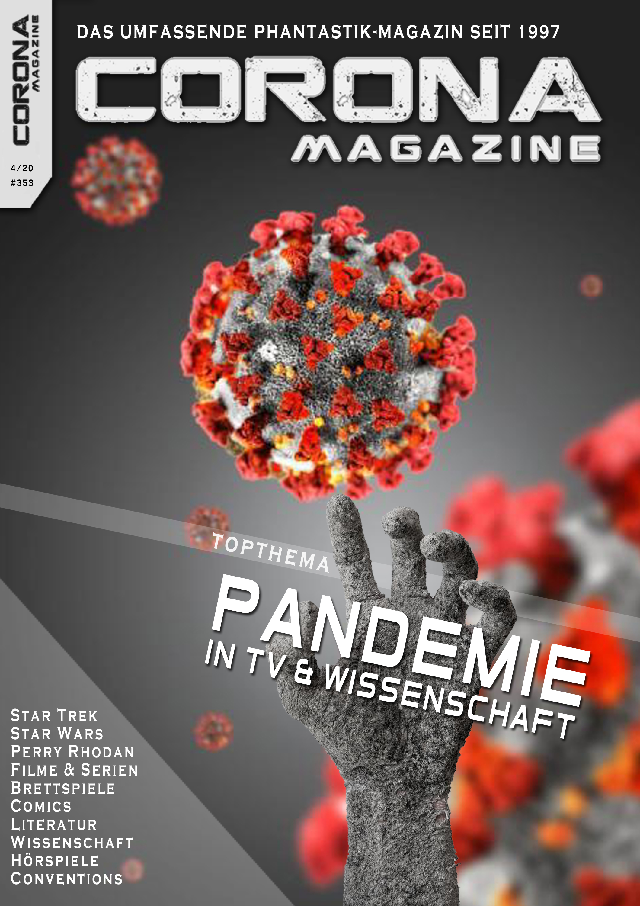 Обложка книги «Corona Magazine #353: April 2020»