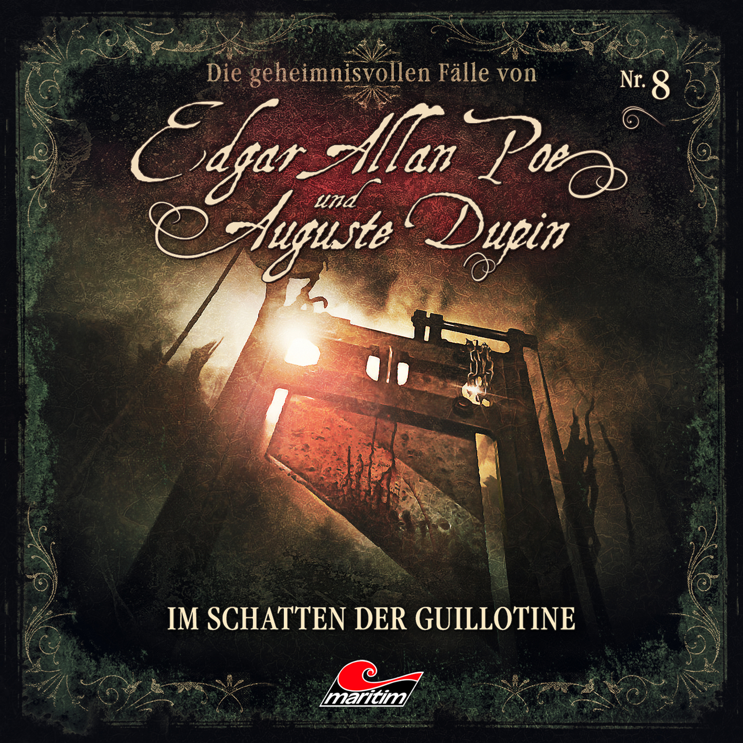Обложка книги «Edgar Allan Poe & Auguste Dupin, Folge 8: Im Schatten der Guillotine»