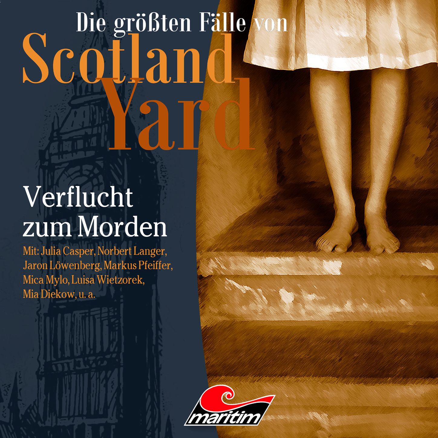 Обложка книги «Die größten Fälle von Scotland Yard, Folge 33: Verflucht zum Morden»