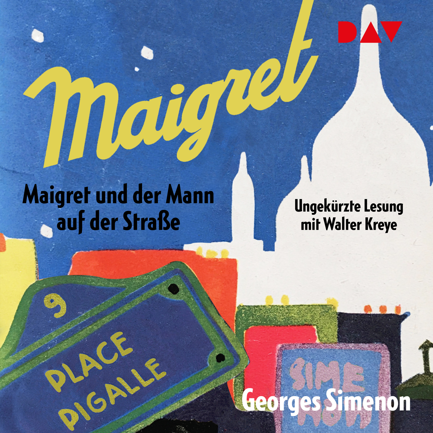 Обложка книги «Maigret und der Mann auf der Straße (Ungekürzt)»