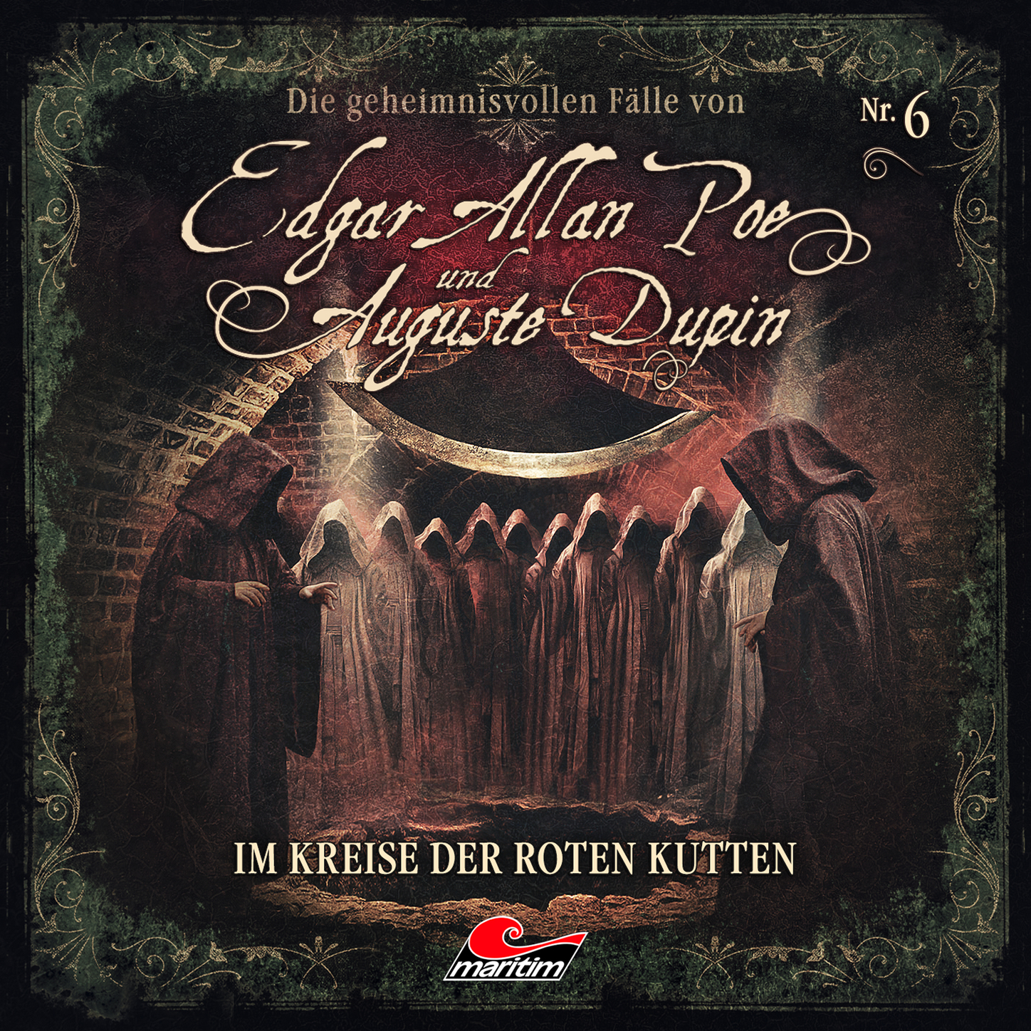 Обложка книги «Edgar Allan Poe & Auguste Dupin, Folge 6: Im Kreise der roten Kutten»