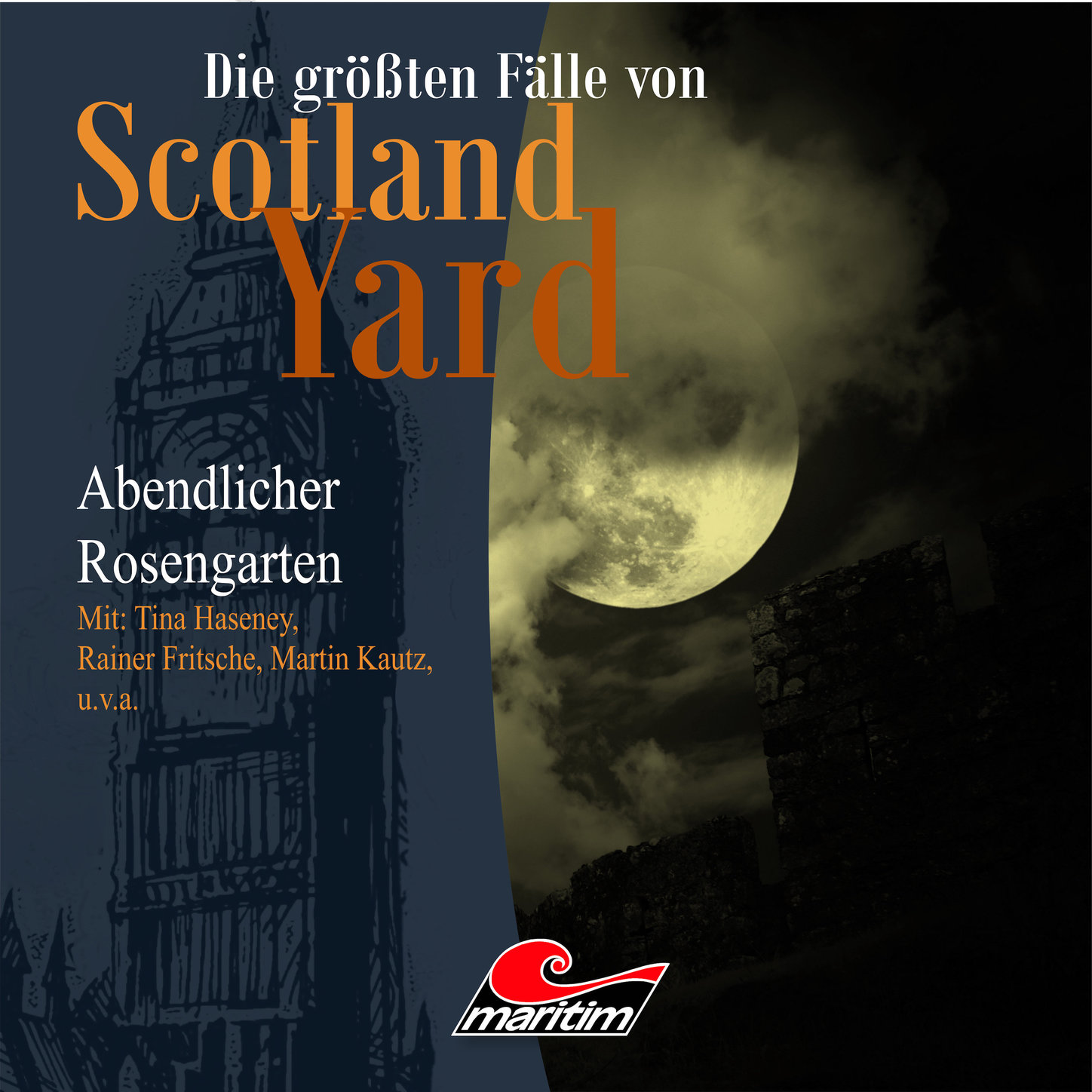 Обложка книги «Die größten Fälle von Scotland Yard, Folge 14: Abendlicher Rosengarten»