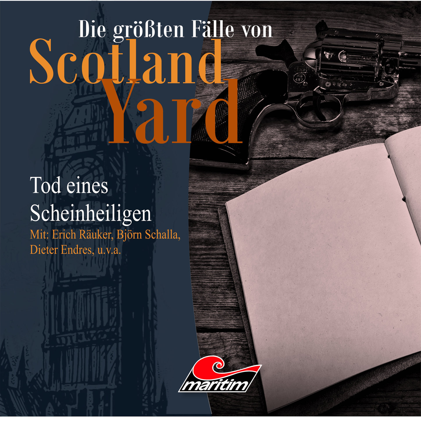 Обложка книги «Die größten Fälle von Scotland Yard, Folge 15: Tod eines Scheinheiligen»