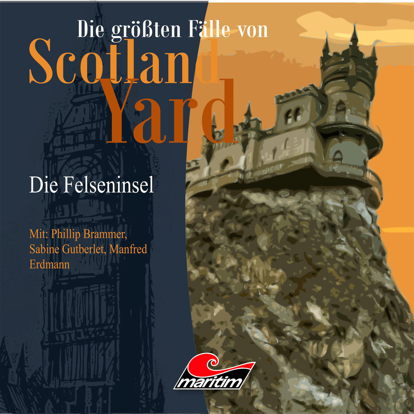 Обложка книги «Die größten Fälle von Scotland Yard, Folge 20: Die Felseninsel»