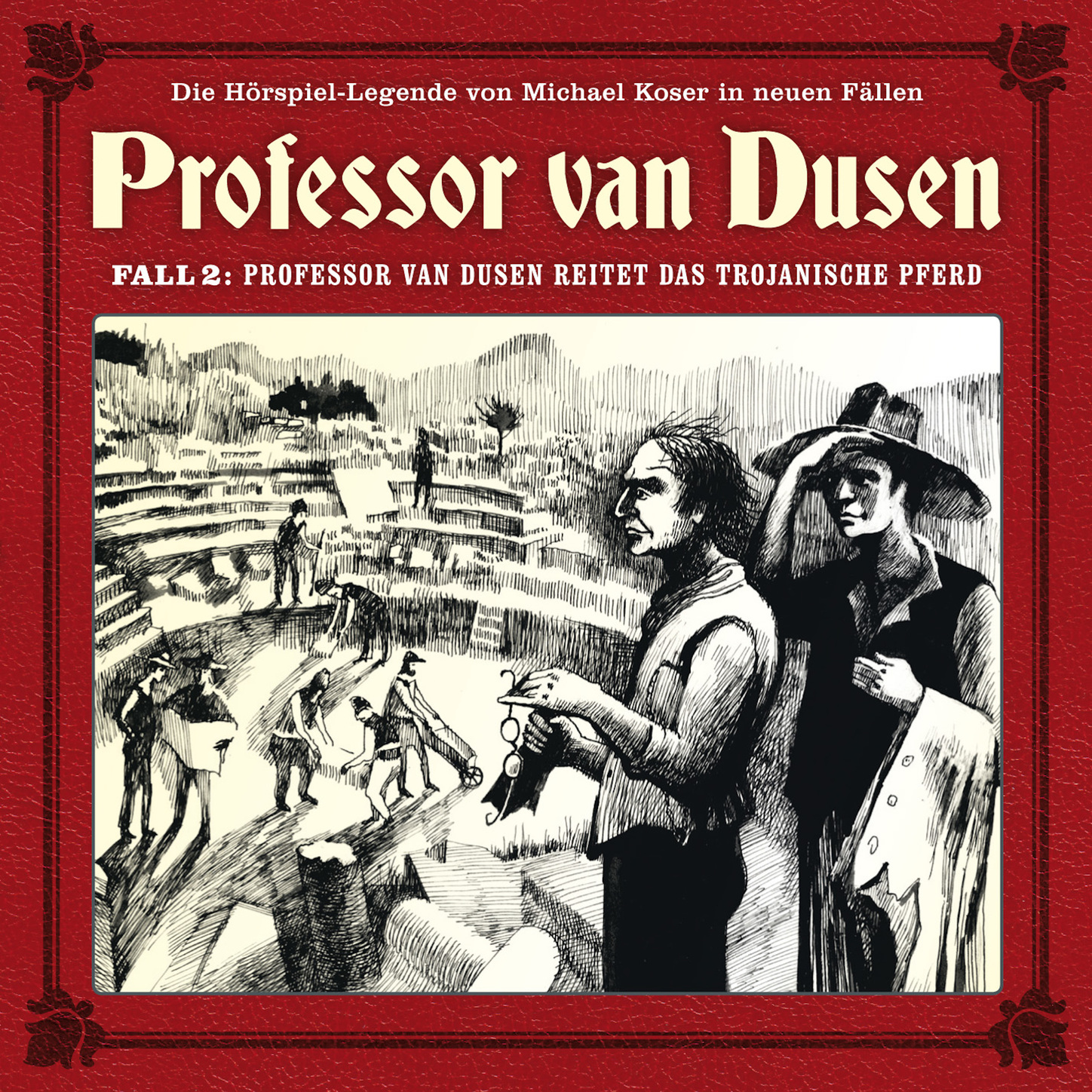 Обложка книги «Professor van Dusen, Die neuen Fälle, Fall 2: Professor van Dusen reitet das trojanische Pferd»