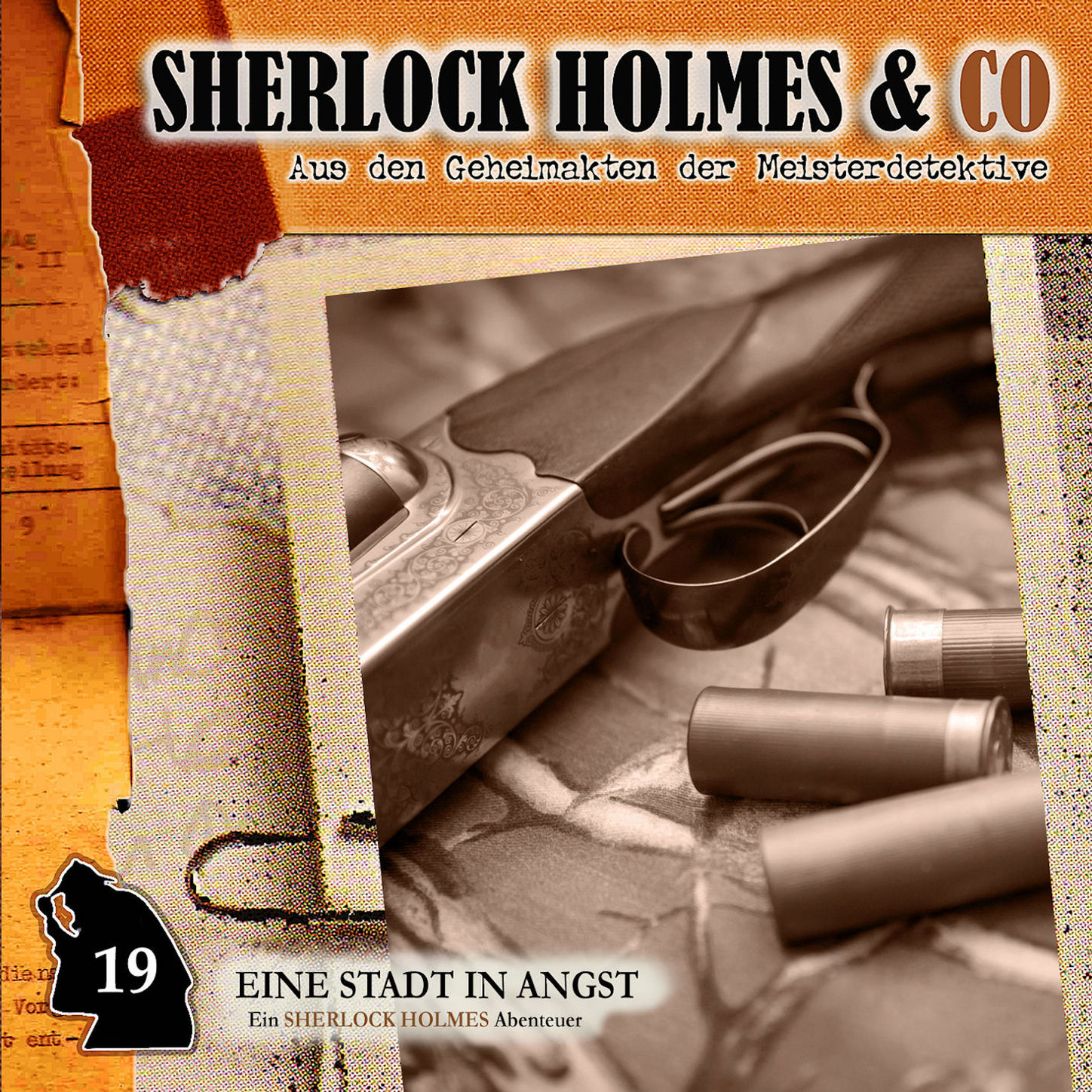 Обложка книги «Sherlock Holmes & Co, Folge 19: Eine Stadt in Angst»
