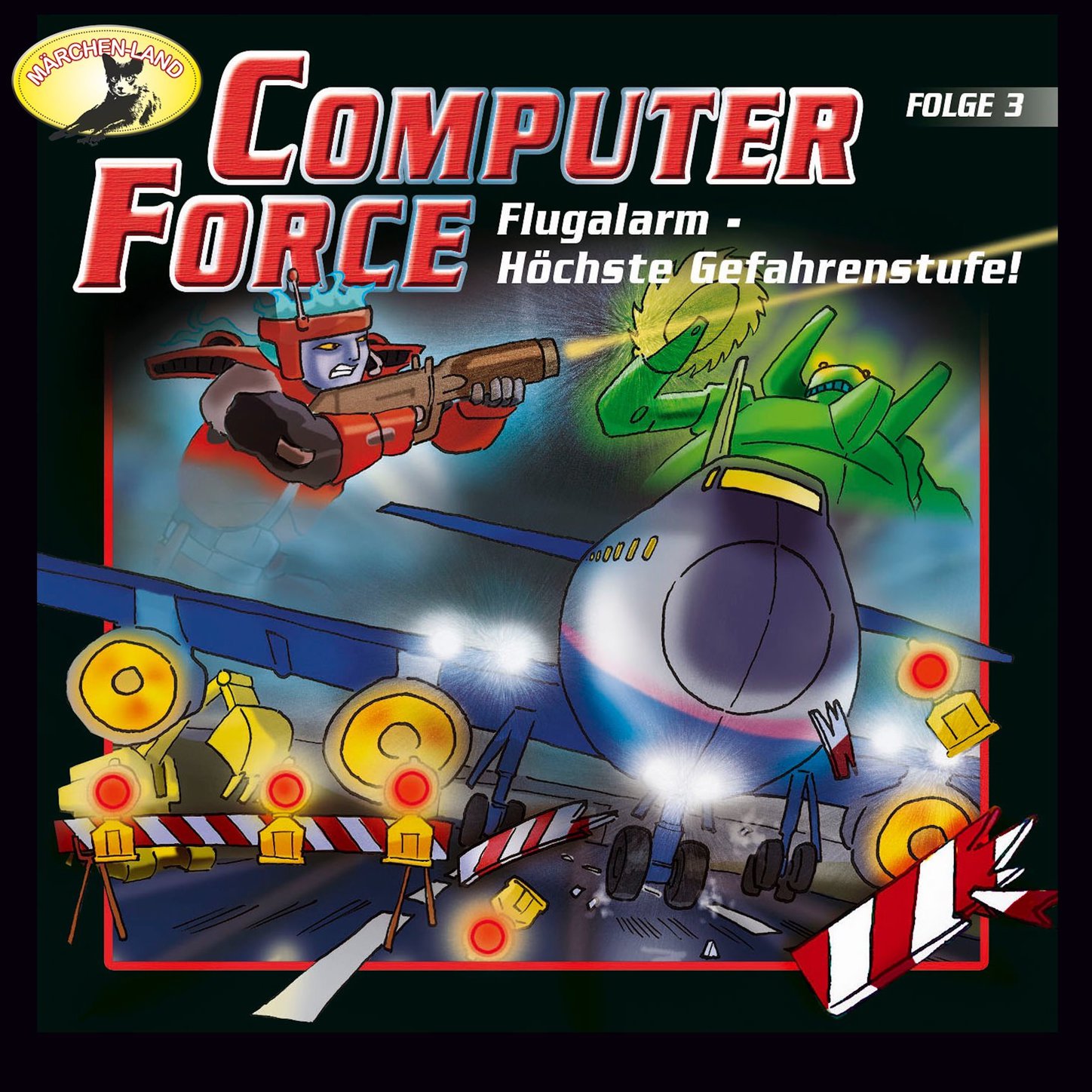 Обложка книги «Computer Force, Folge 3: Flugalarm - Höchste Gefahrenstufe!»