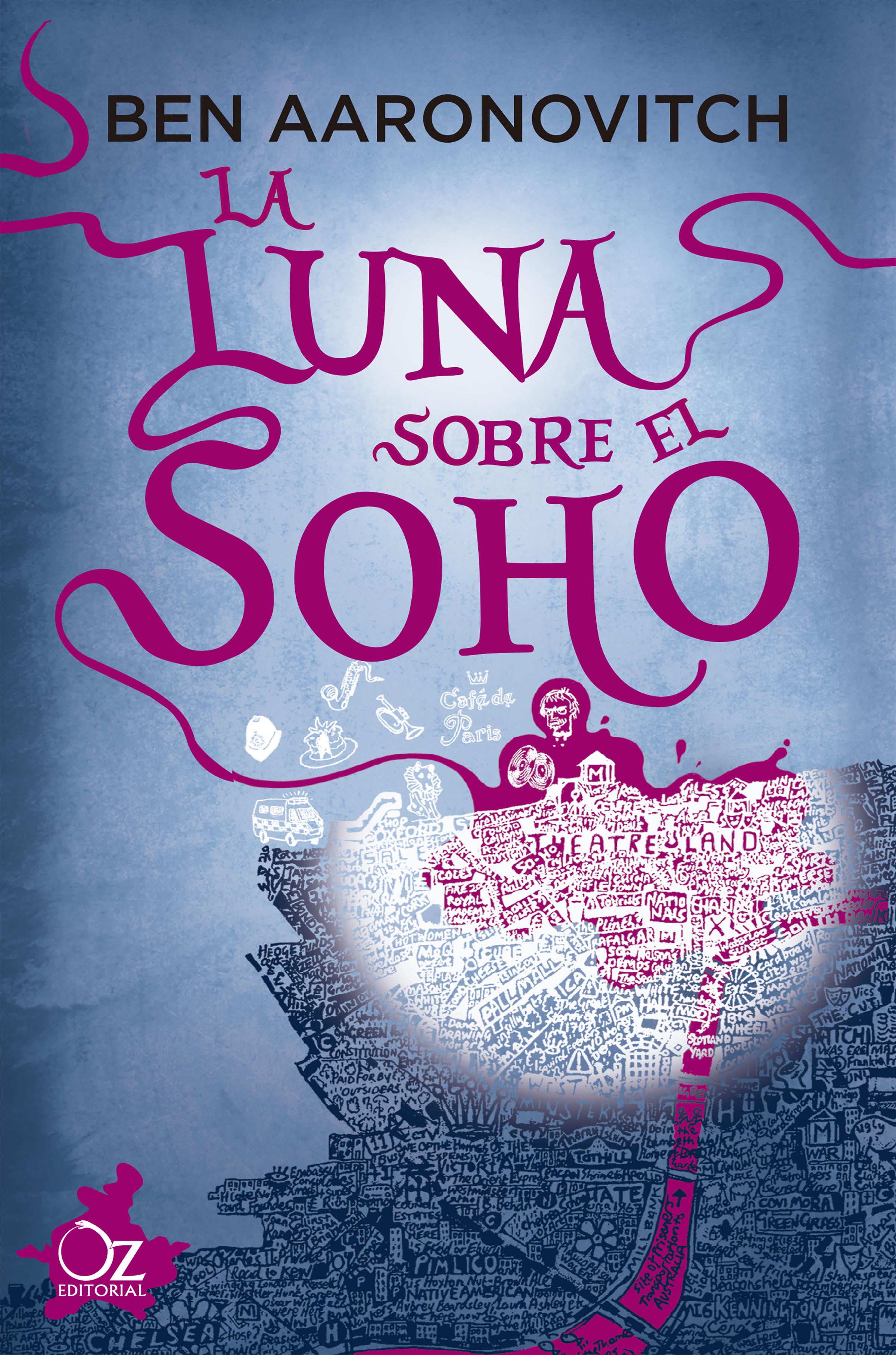 Обложка книги «La luna sobre el Soho»