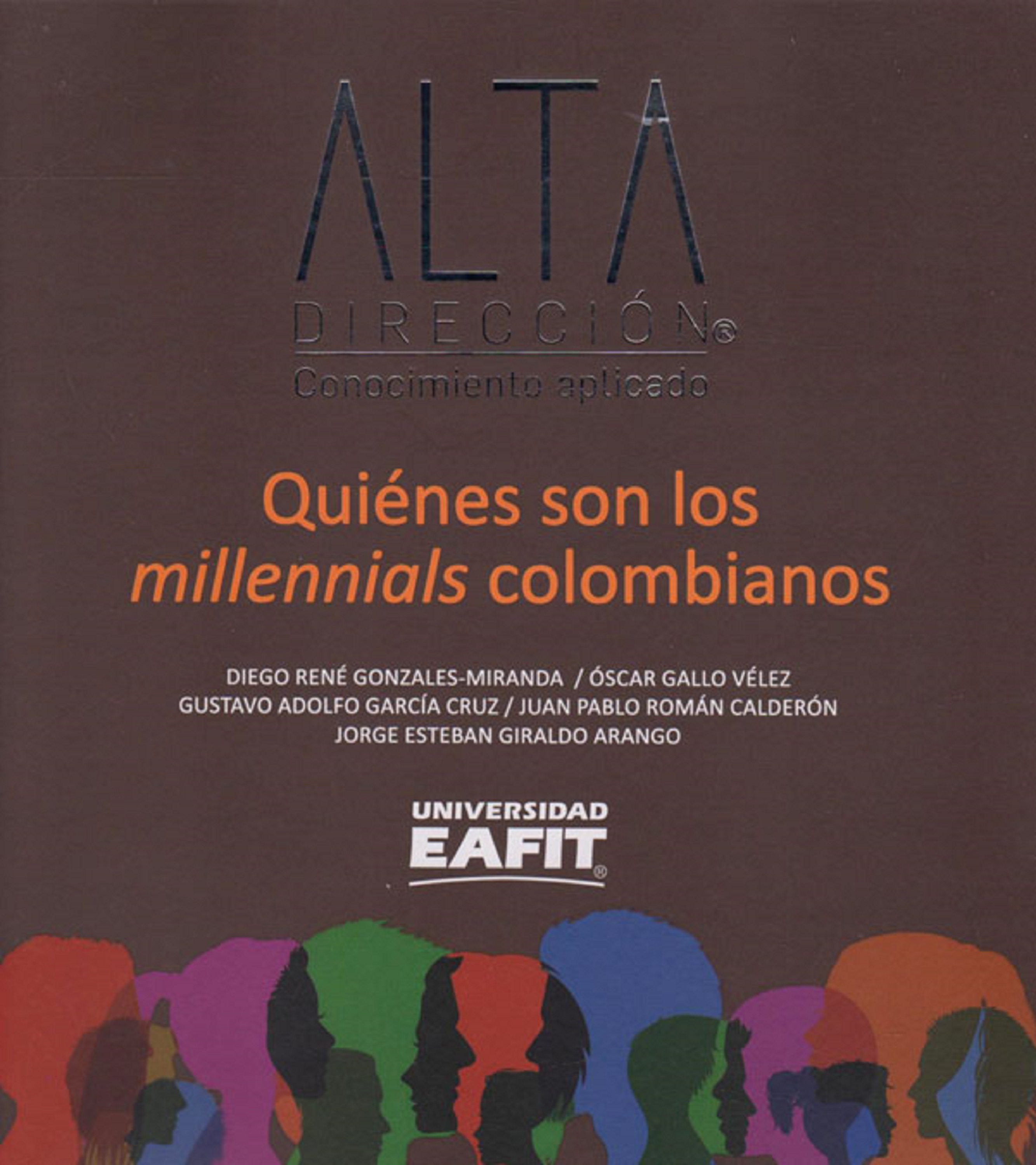 Обложка книги «Quiénes son los millennials colombianos»