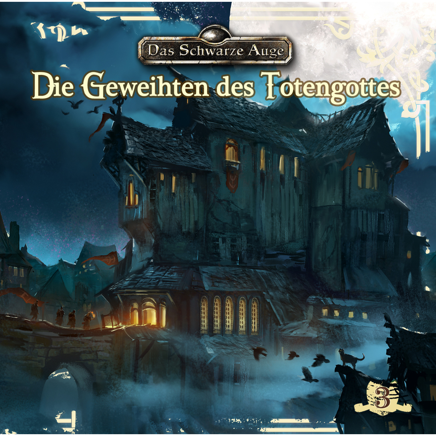 Обложка книги «Das schwarze Auge, Folge 3: Die Geweihten des Totengottes»