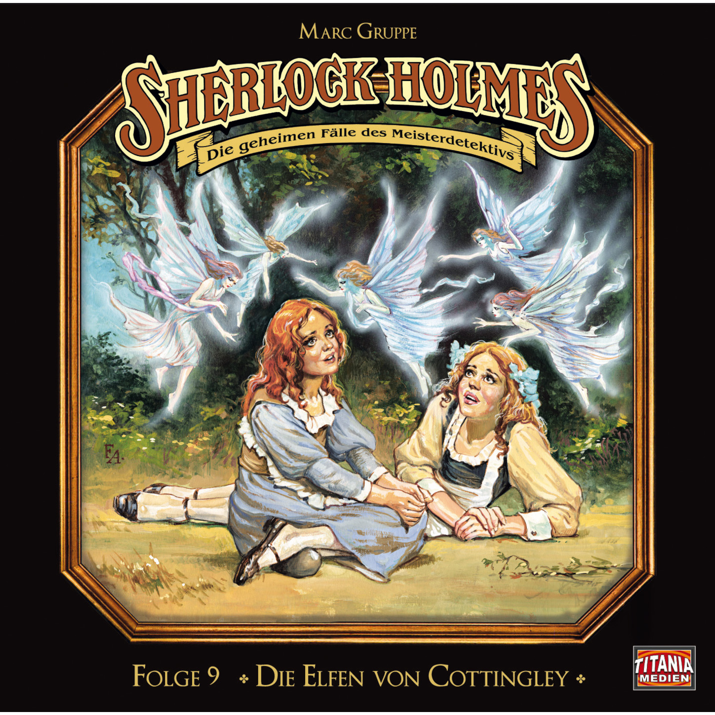 Обложка книги «Sherlock Holmes - Die geheimen Fälle des Meisterdetektivs, Folge 9: Die Elfen von Cottingley»