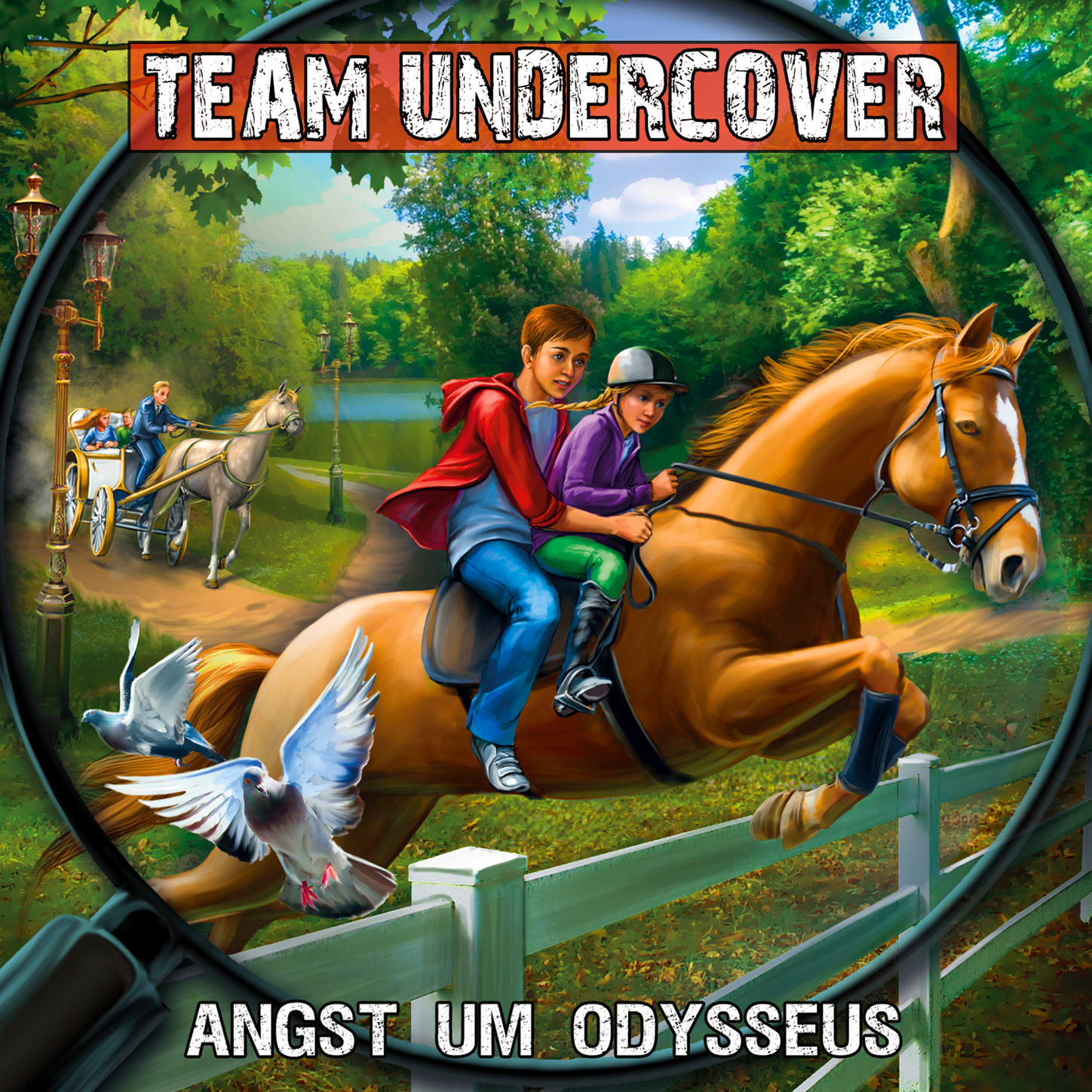 Обложка книги «Team Undercover, Folge 10: Angst um Odysseus»