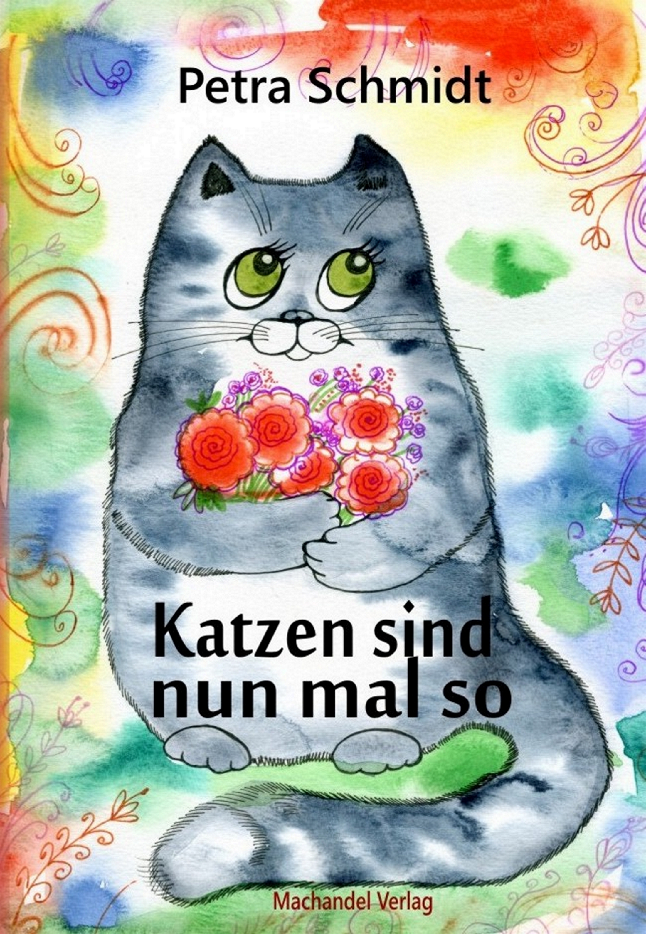 Обложка книги «Katzen sind nun mal so»