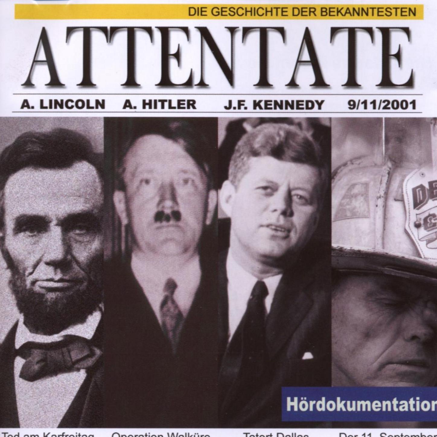 Обложка книги «Die Geschichte der bekanntesten Attentate»