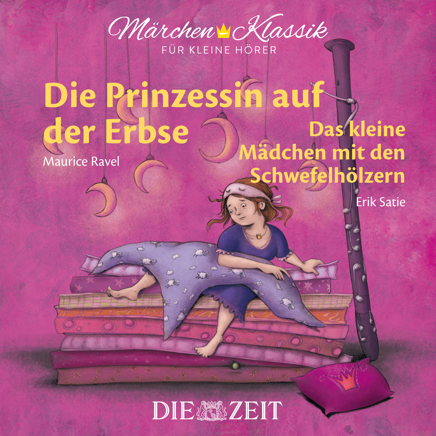 Обложка книги «Die ZEIT-Edition "Märchen Klassik für kleine Hörer" - Die Prinzessin auf der Erbse und Das Mädchen mit den Schwefelhölzern mit Musik von Maurice Ravel und Erik Satie»