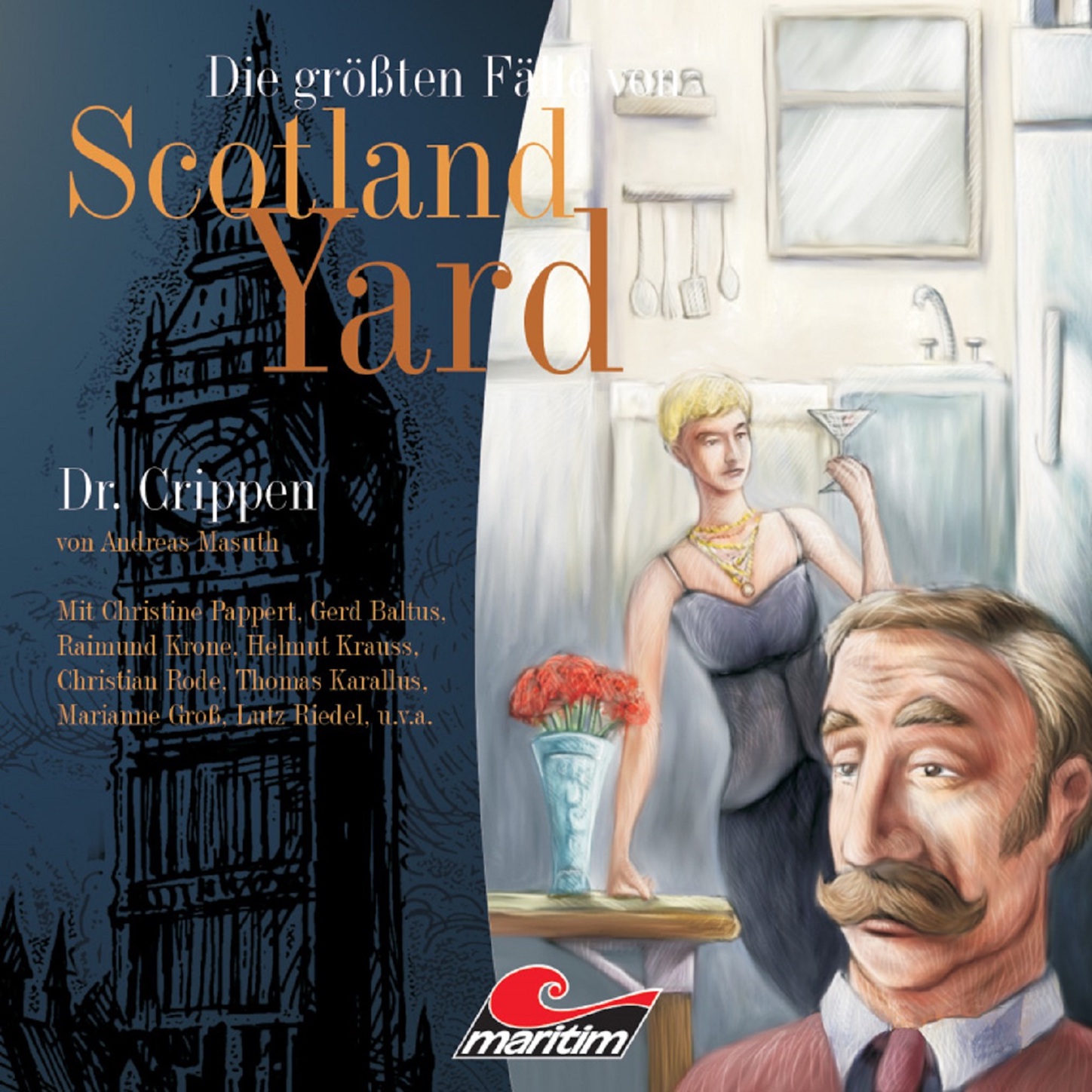 Обложка книги «Die größten Fälle von Scotland Yard, Folge 8: Dr. Crippen»