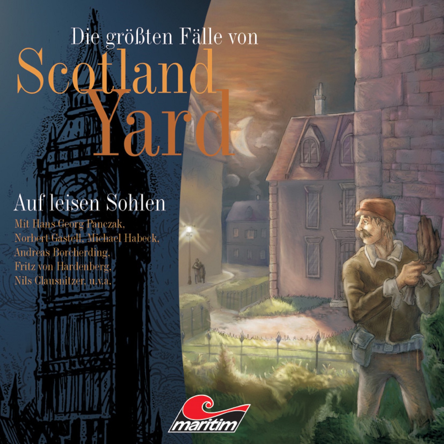 Обложка книги «Die größten Fälle von Scotland Yard, Folge 2: Auf leisen Sohlen»