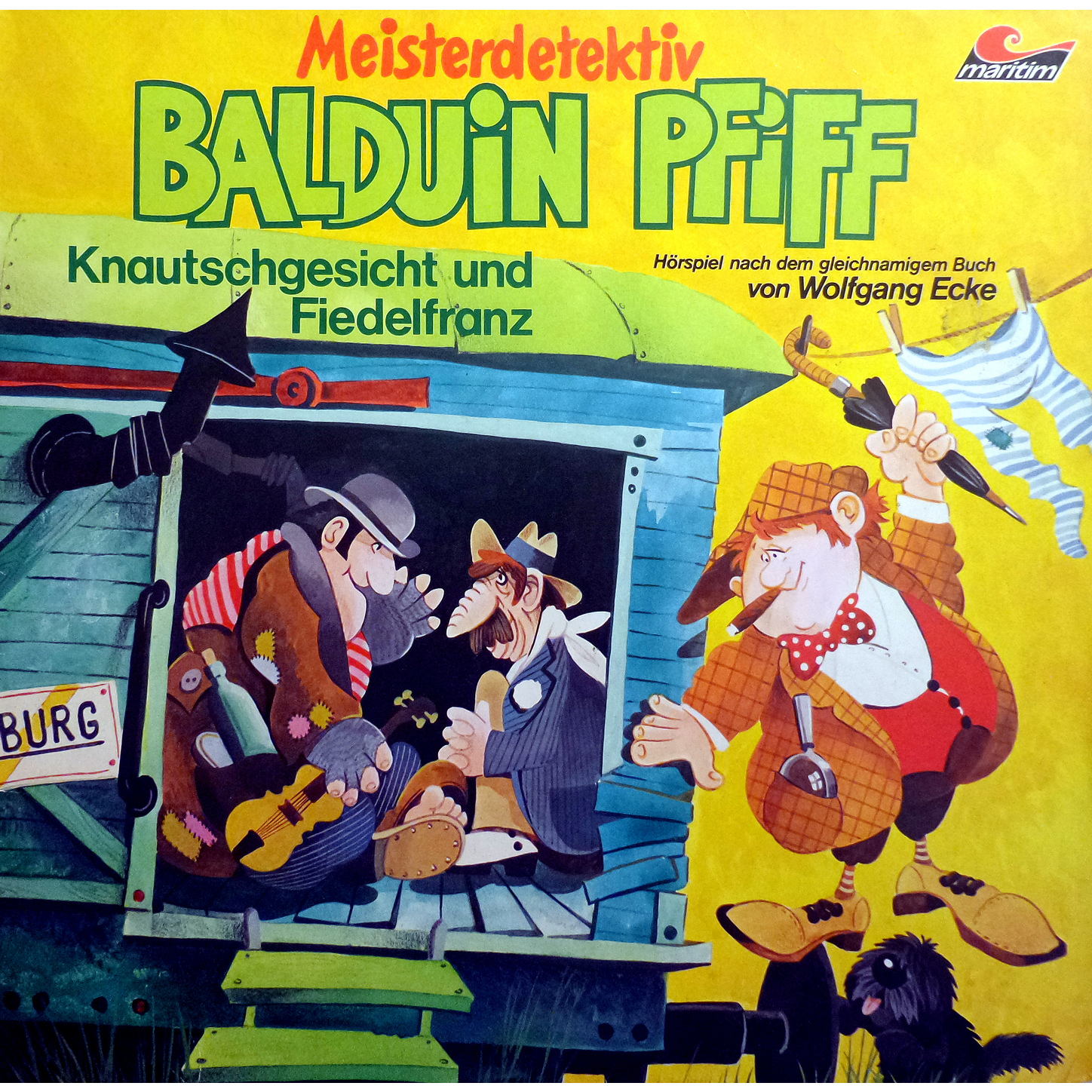 Обложка книги «Balduin Pfiff, Folge 4: Knautschgesicht und Fiedelfranz»