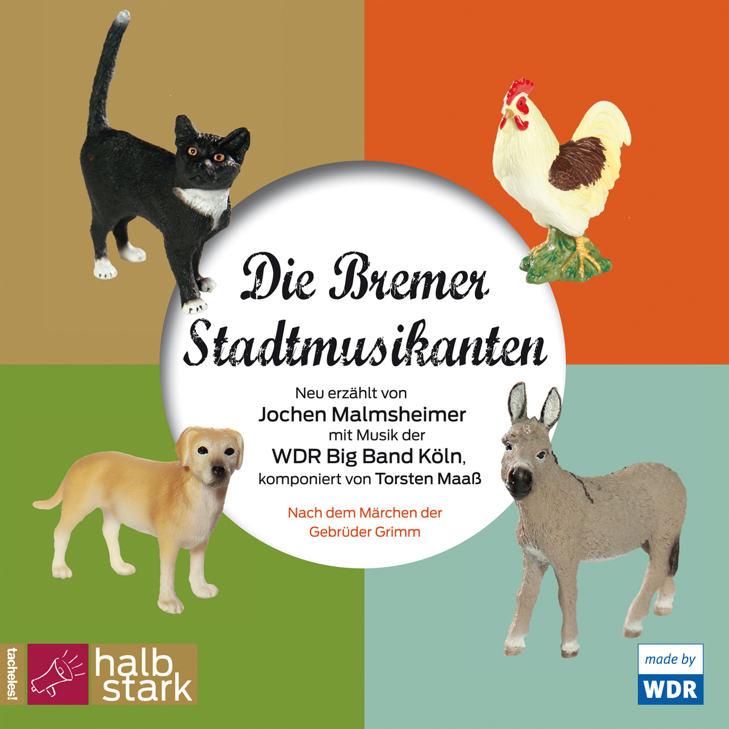 Обложка книги «Die Bremer Stadtmusikanten»